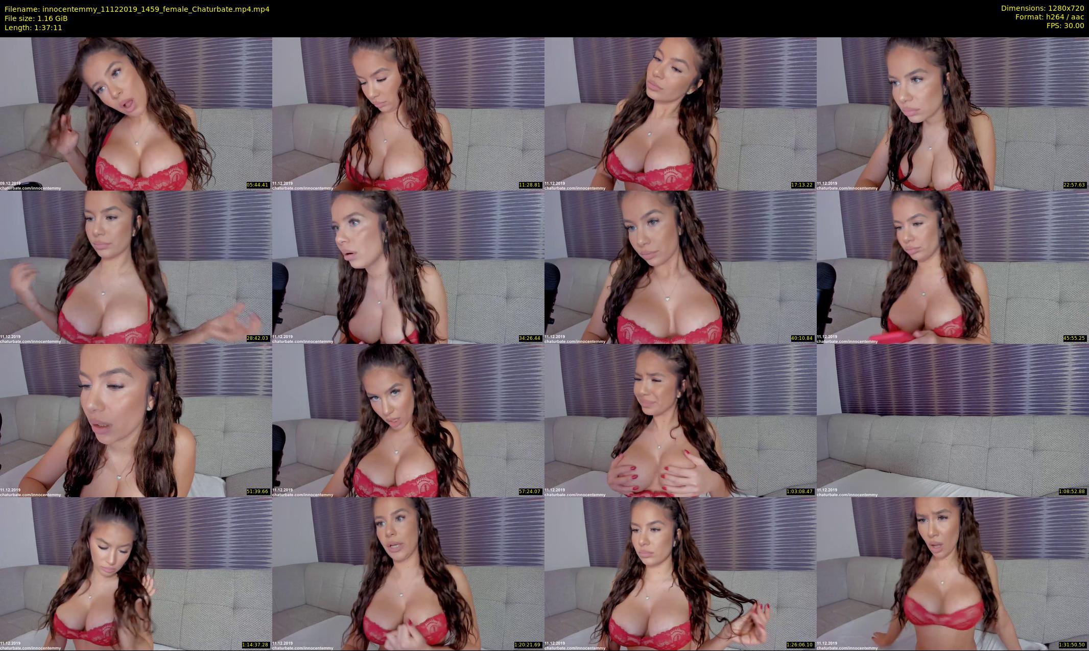 innocentemmy — 98 minute Chaturbate female cam show recording, 720p, Dec 11, 2019