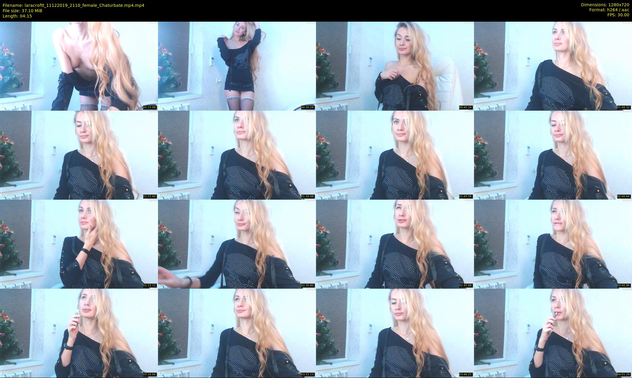 laracroftt — 5 minute Chaturbate female cam show recording, 720p, Dec 11, 2019