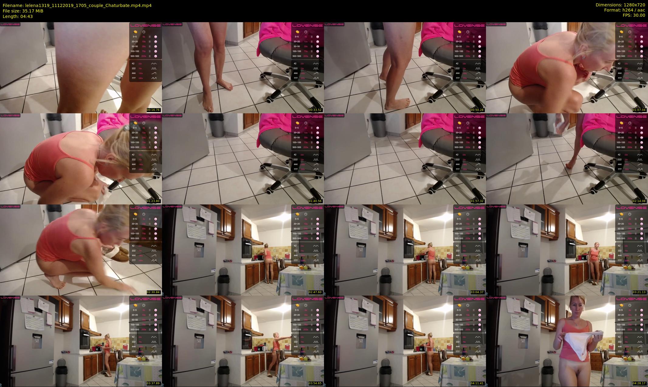 lelena1319 — 5 minute Chaturbate female cam show recording, 720p, Dec 11, 2019