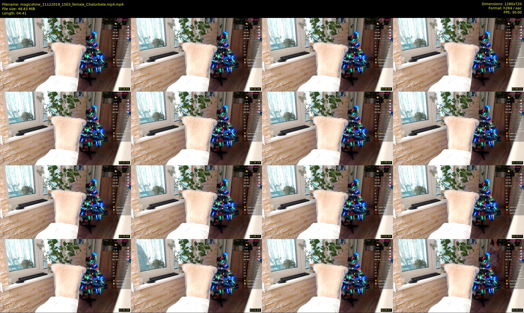 magicshine — 5 minute Chaturbate female cam show recording, 720p, Dec 11, 2019