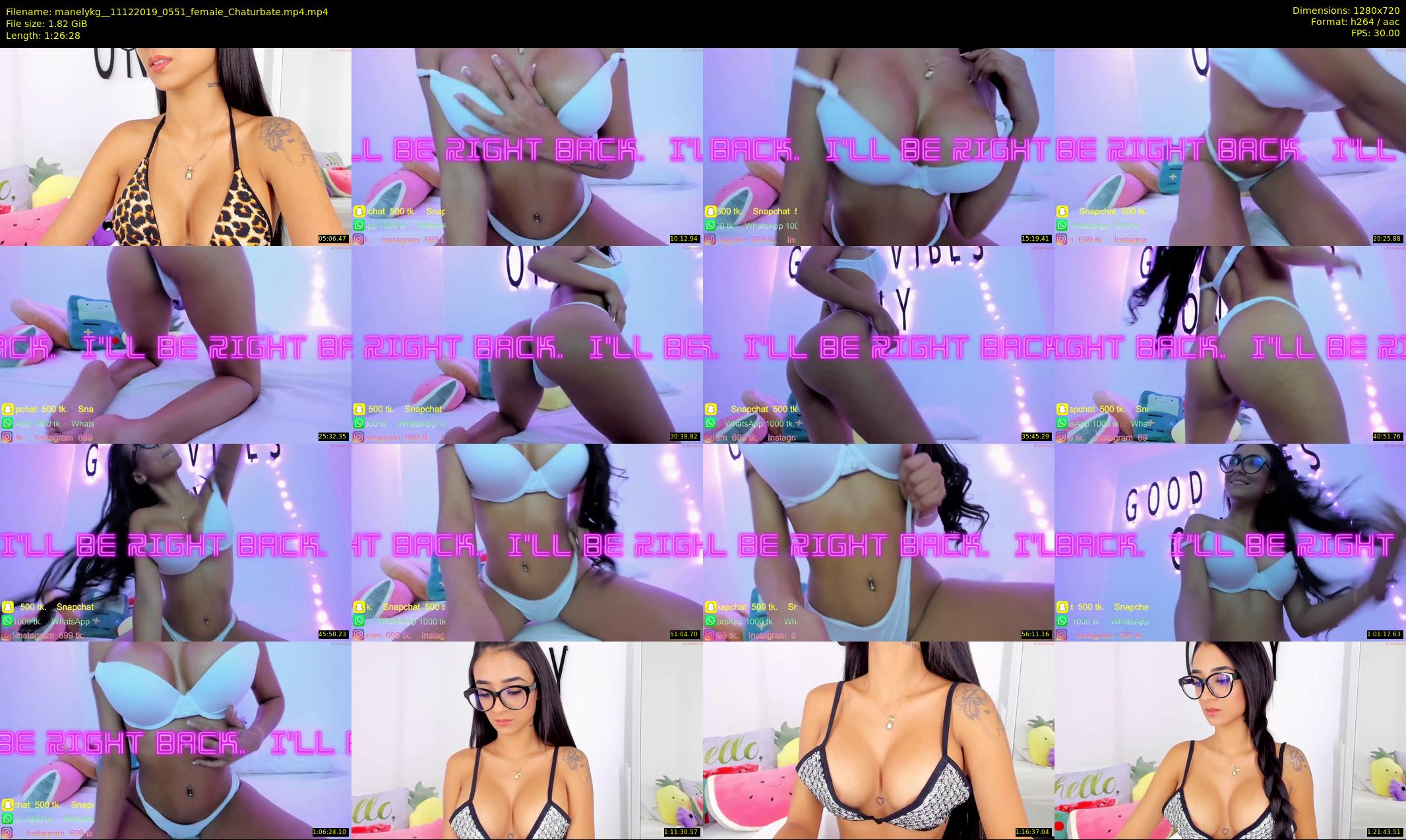 manelykg_ — 87 minute Chaturbate female cam show recording, 720p, Dec 11, 2019