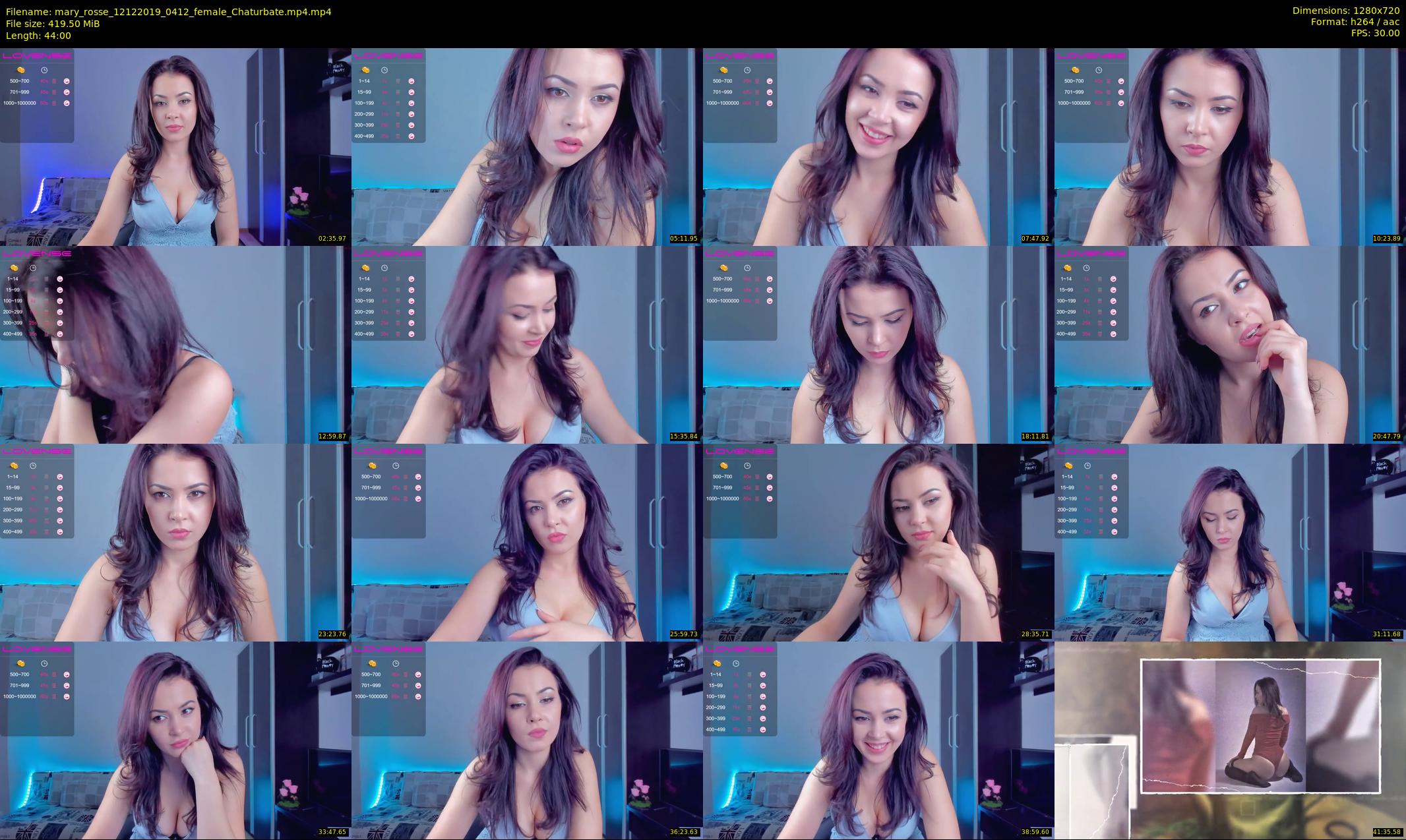 mary_rosse — 44 minute Chaturbate couple cam show recording, 720p, Dec 12, 2019