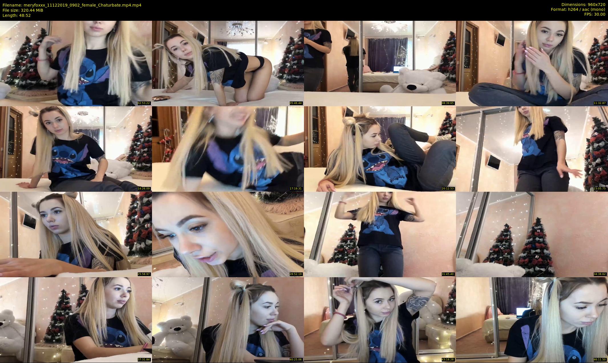 meryfoxxx — 49 minute Chaturbate female cam show recording, 720p, Dec 11, 2019