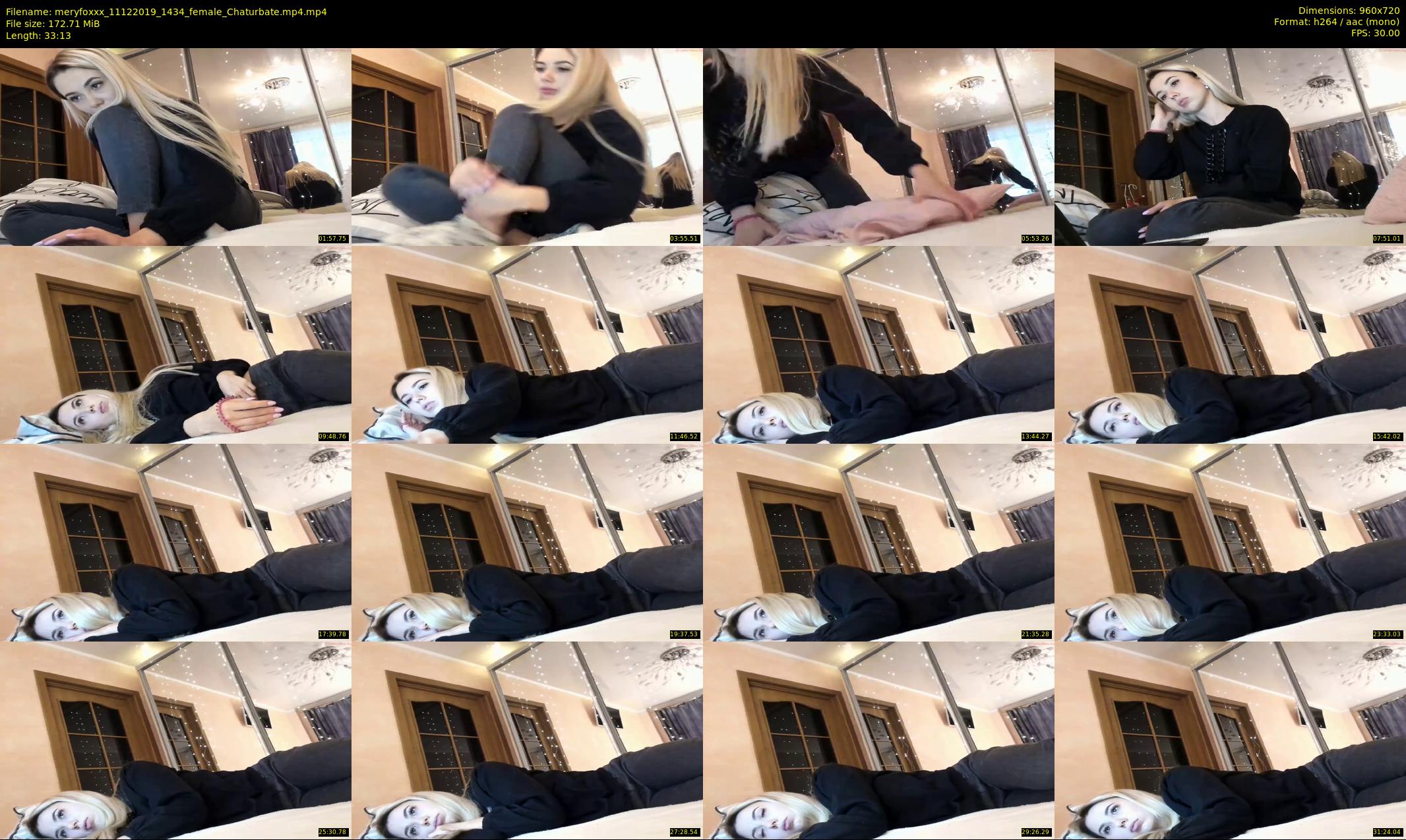 meryfoxxx — 34 minute Chaturbate female cam show recording, 720p, Dec 11, 2019