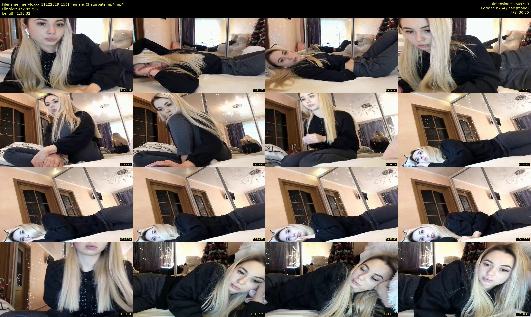 meryfoxxx — 91 minute Chaturbate female cam show recording, 720p, Dec 11, 2019