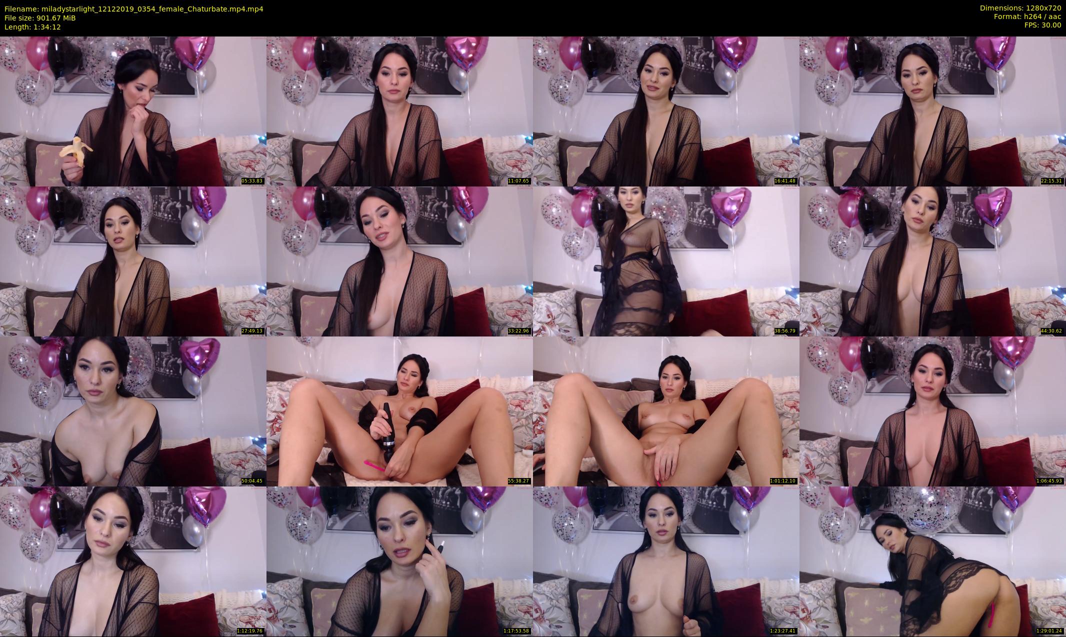 miladystarlight — 95 minute Chaturbate female cam show recording, 720p, Dec 12, 2019