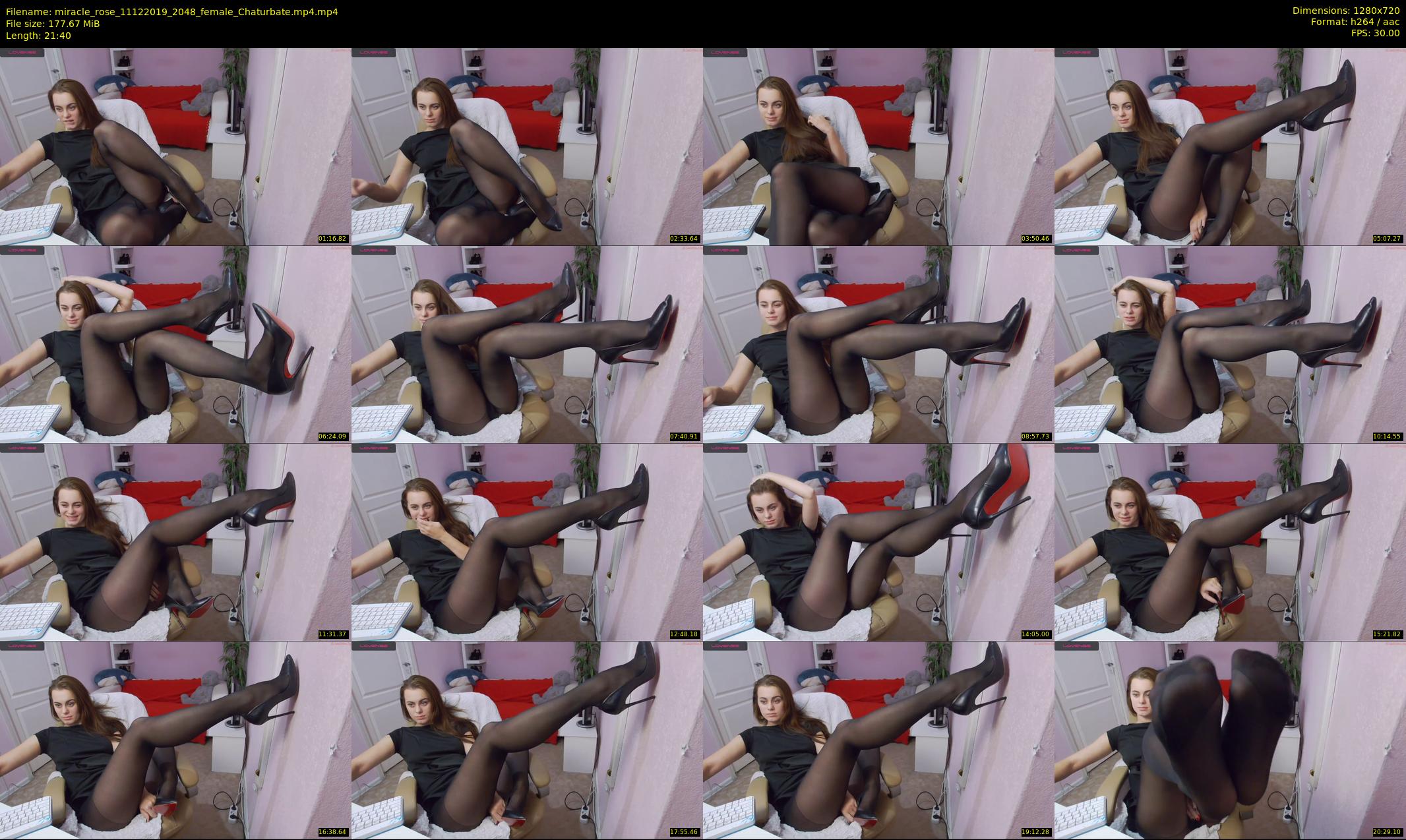 miracle_rose — 22 minute Chaturbate female cam show recording, 720p, Dec 11, 2019
