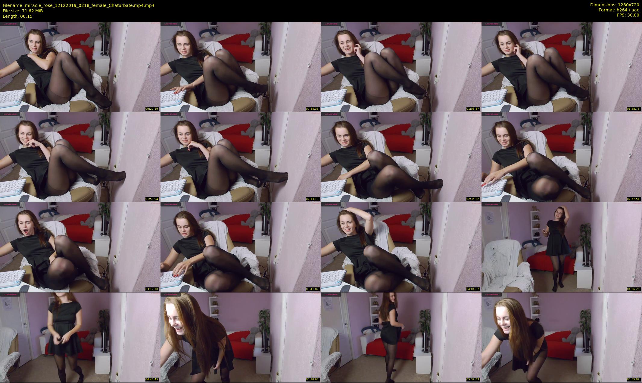 miracle_rose — 7 minute Chaturbate female cam show recording, 720p, Dec 12, 2019