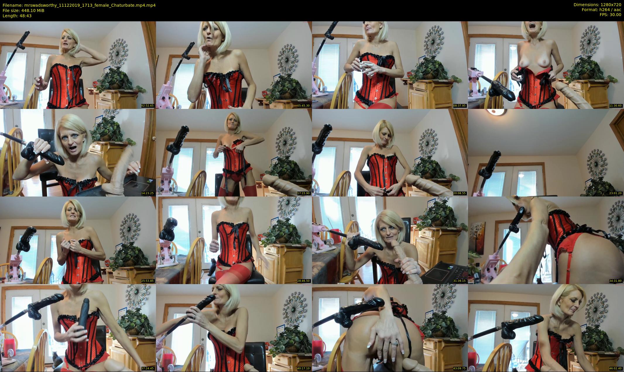 mrswadsworthy — 49 minute Chaturbate female cam show recording, 720p, Dec 11, 2019