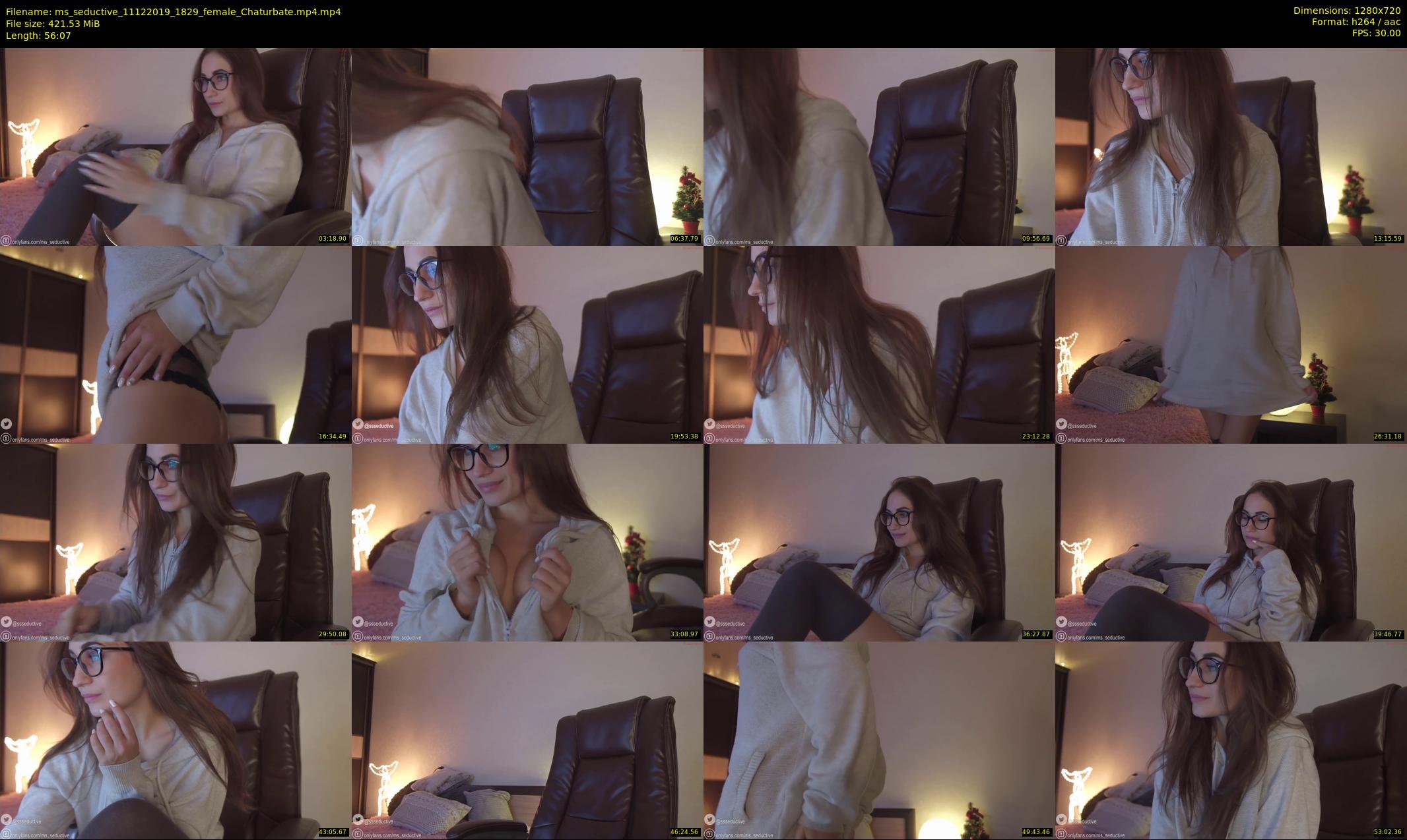 ms_seductive — 57 minute Chaturbate female cam show recording, 720p, Dec 11, 2019