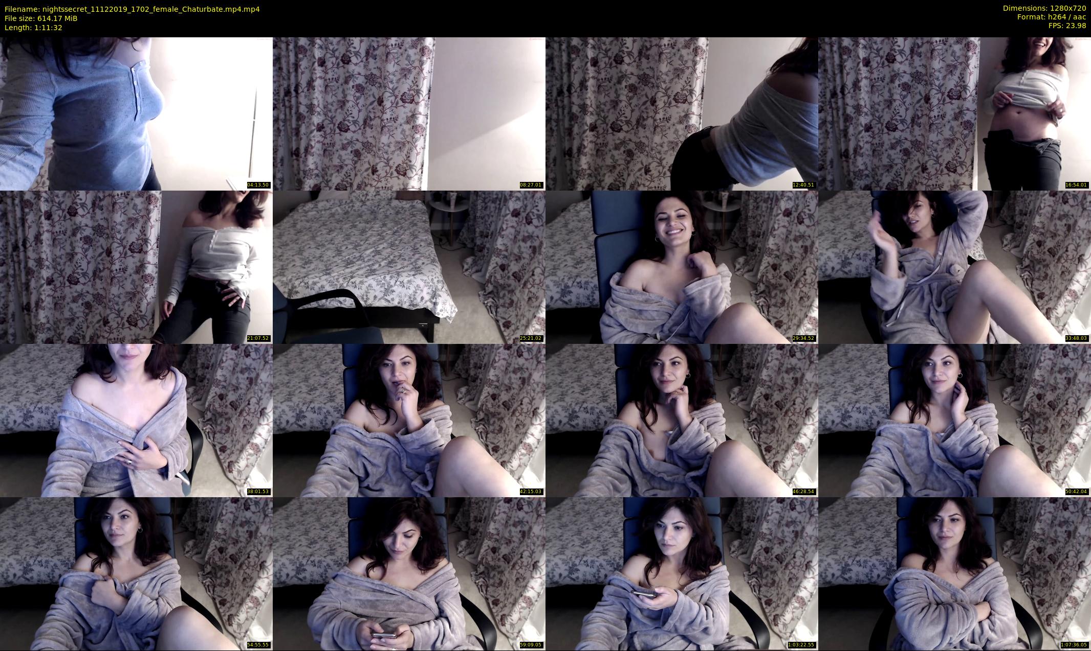 nightssecret — 72 minute Chaturbate female cam show recording, 720p, Dec 11, 2019