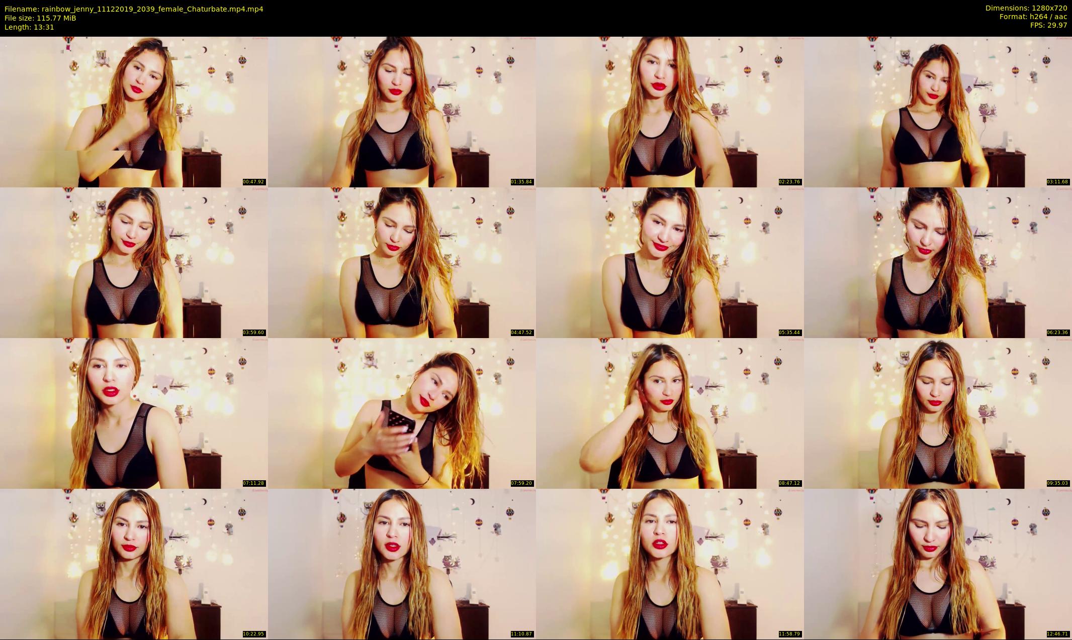 rainbow_jenny — 14 minute Chaturbate female cam show recording, 720p, Dec 11, 2019