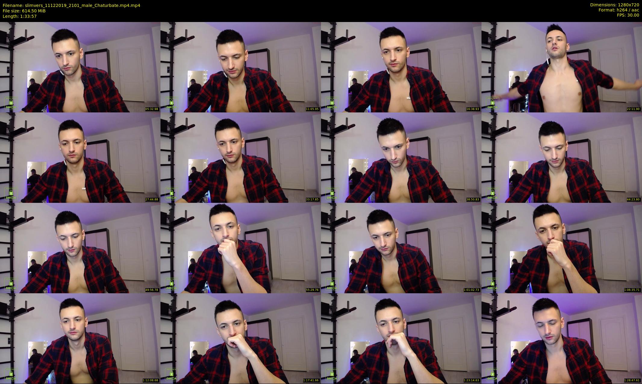 slimvers — 94 minute Chaturbate male cam show recording, 720p, Dec 11, 2019
