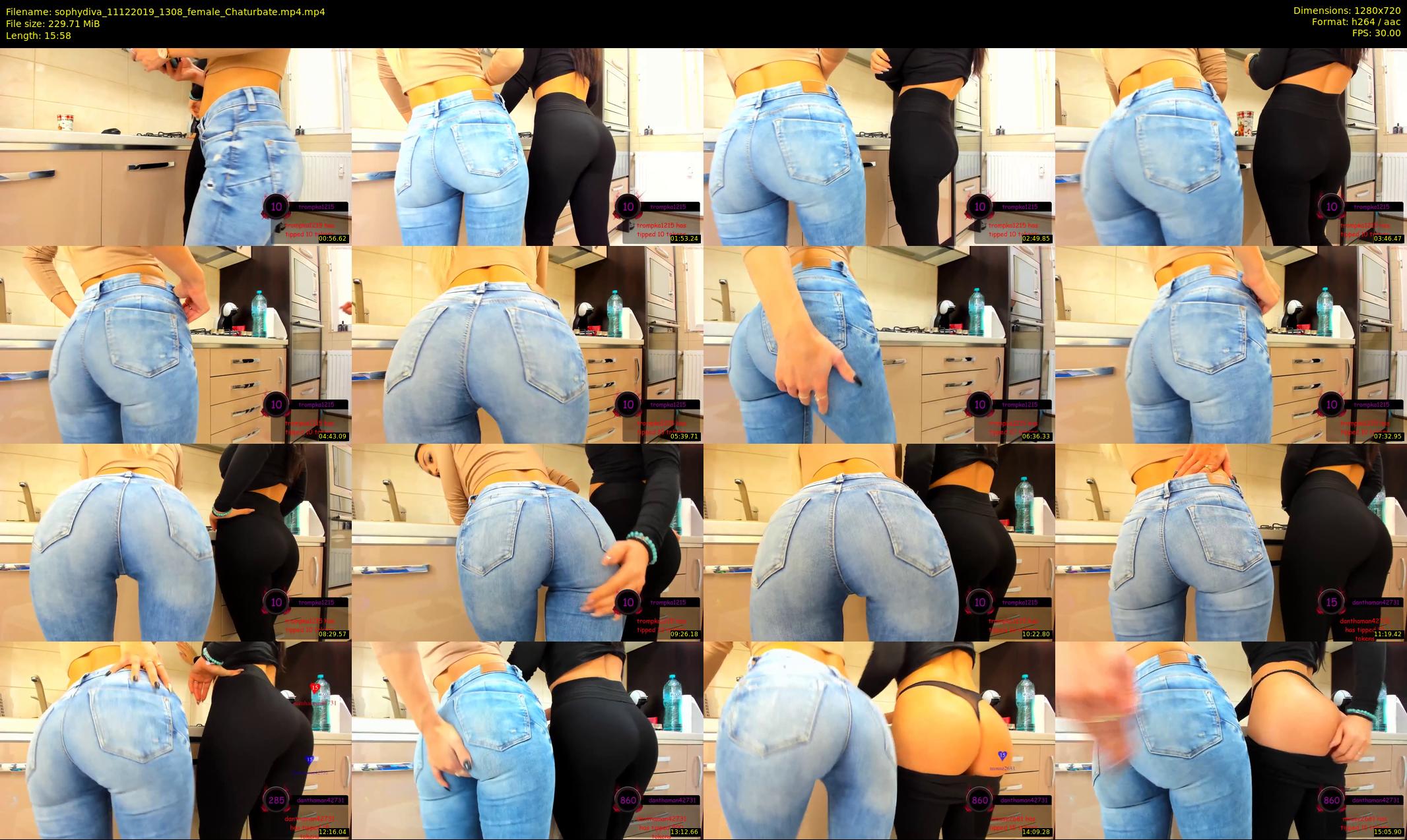 sophydiva — 16 minute Chaturbate female cam show recording, 720p, Dec 11, 2019