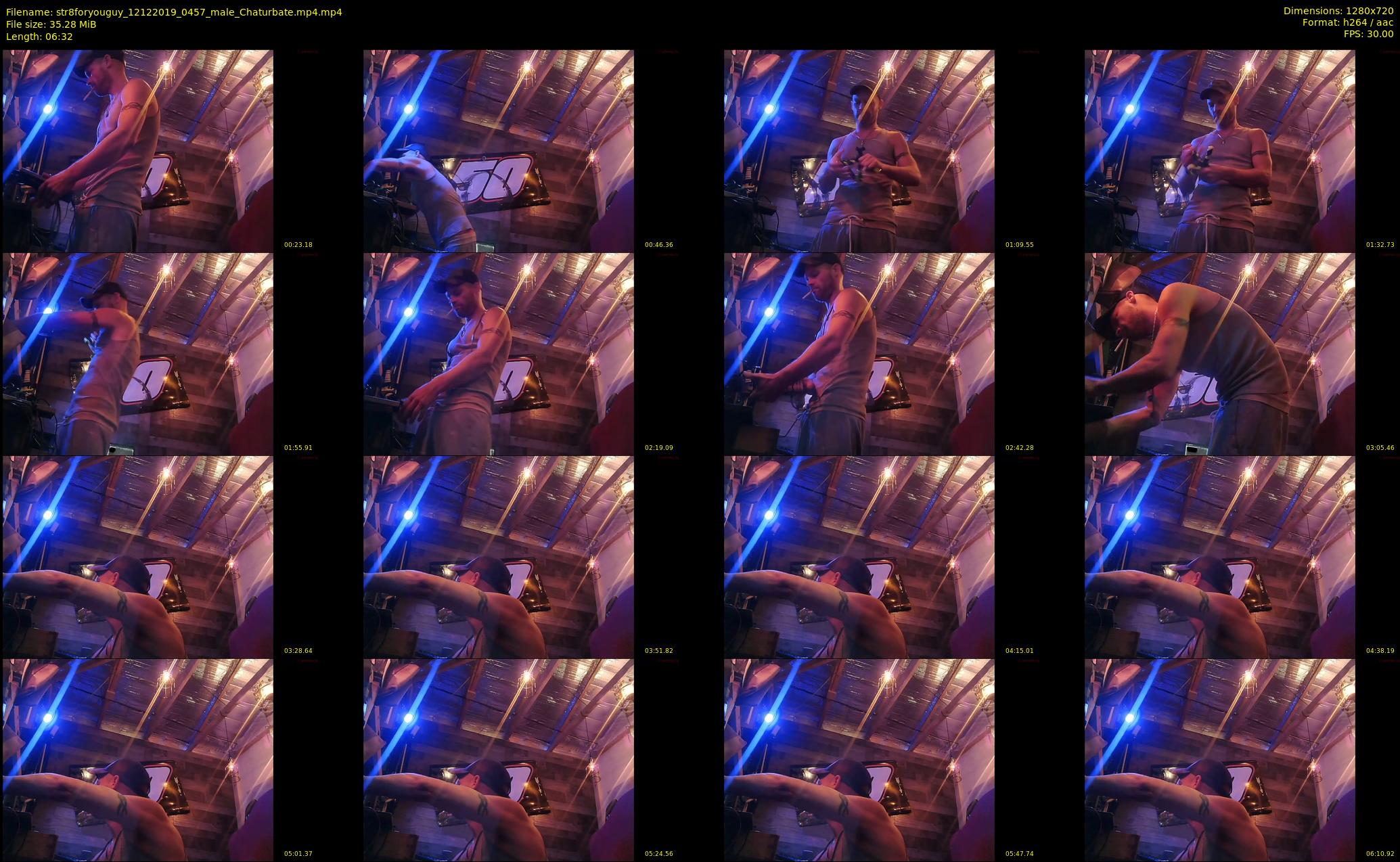str8foryouguy — 7 minute Chaturbate male cam show recording, 720p, Dec 12, 2019
