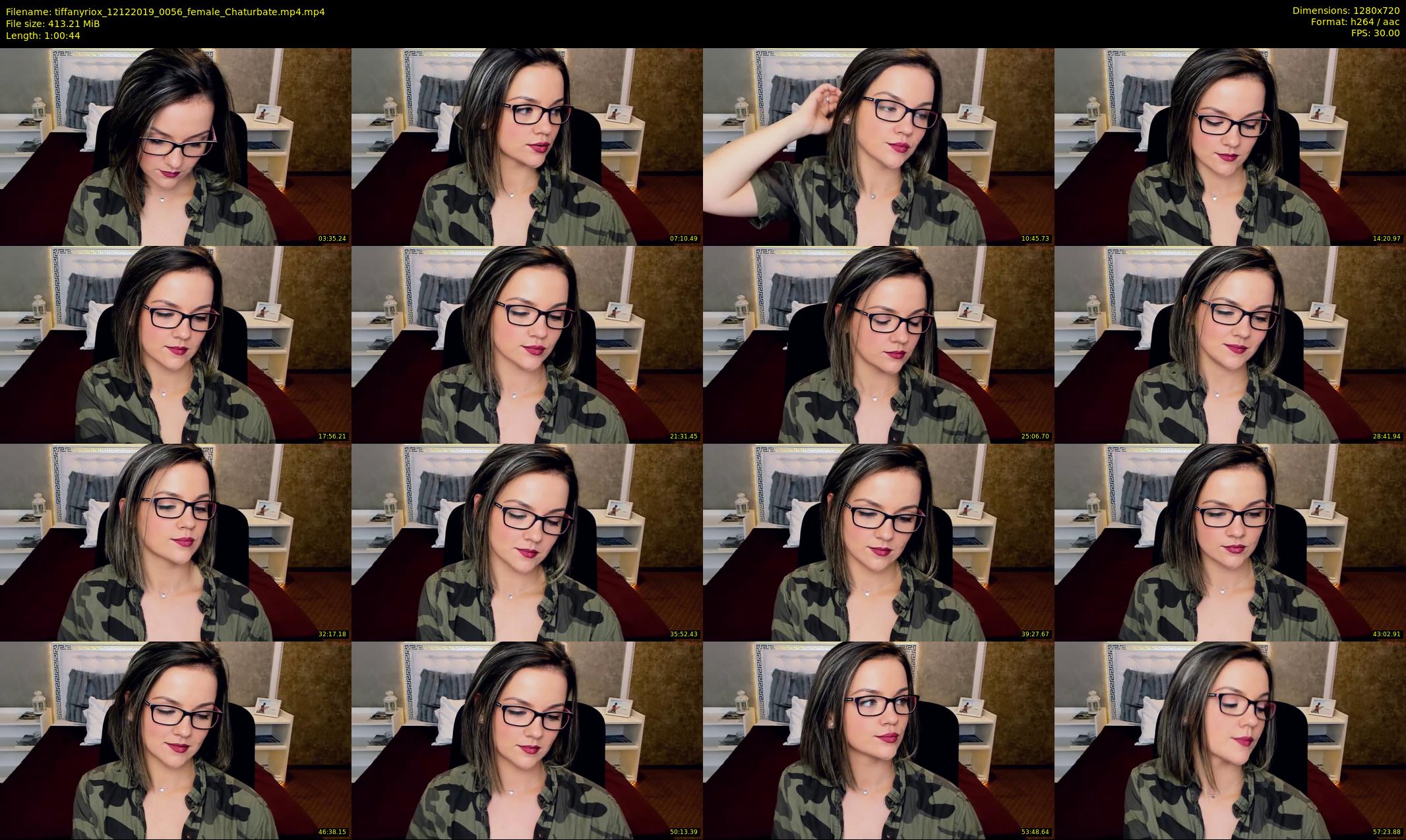 tiffanyriox — 61 minute Chaturbate female cam show recording, 720p, Dec 12, 2019