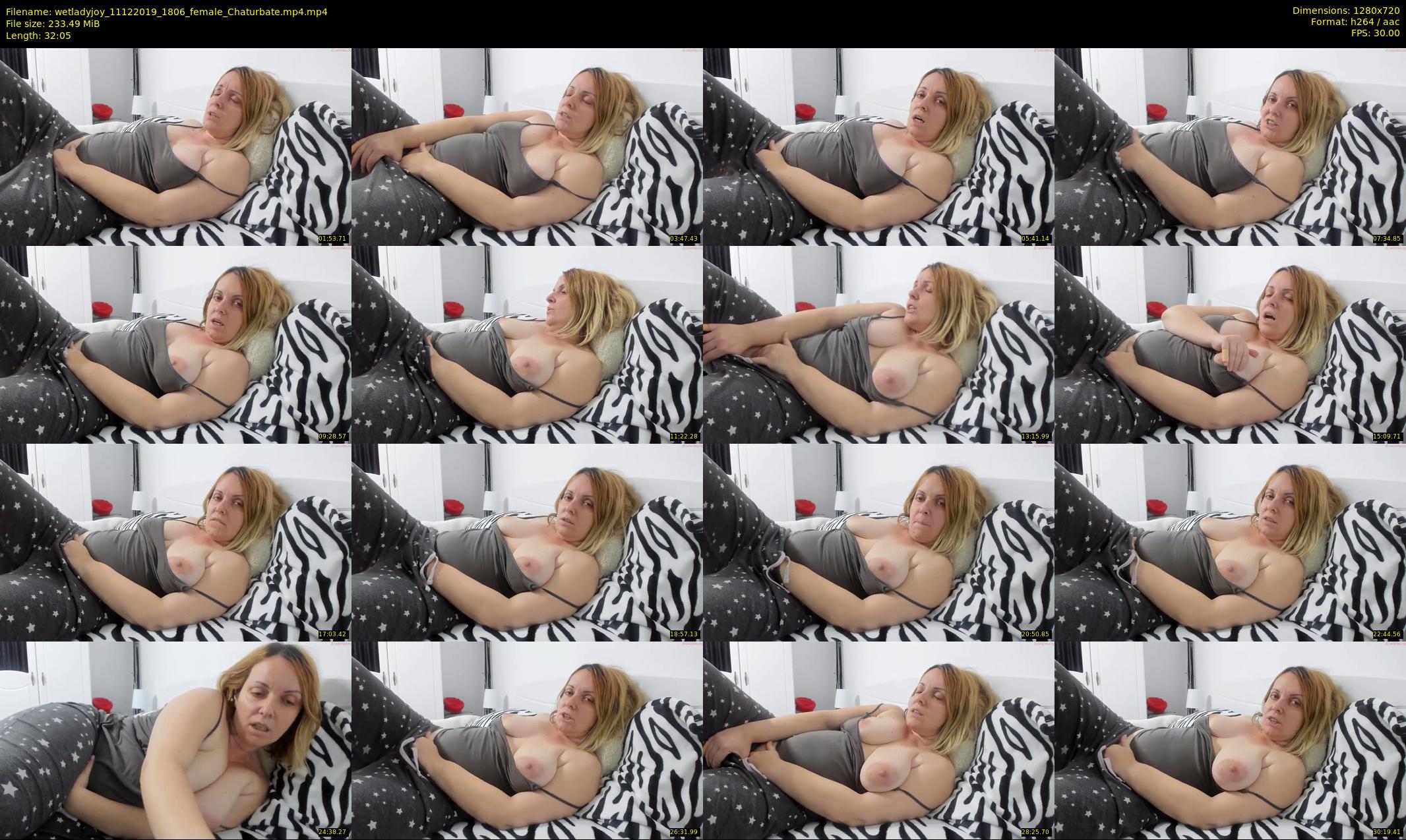 wetladyjoy — 33 minute Chaturbate female cam show recording, 720p, Dec 11, 2019
