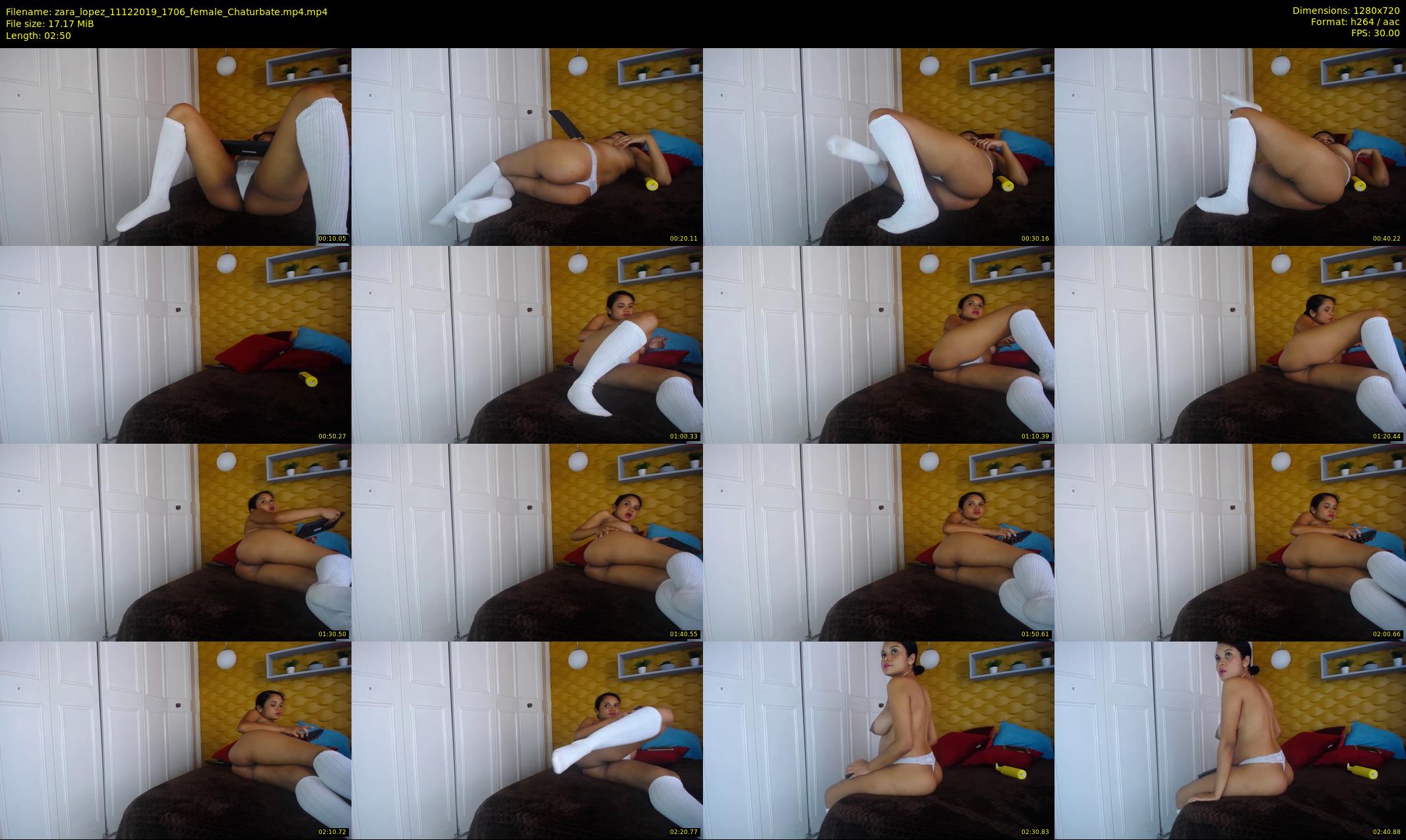zara_lopez — 3 minute Chaturbate female cam show recording, 720p, Dec 11, 2019