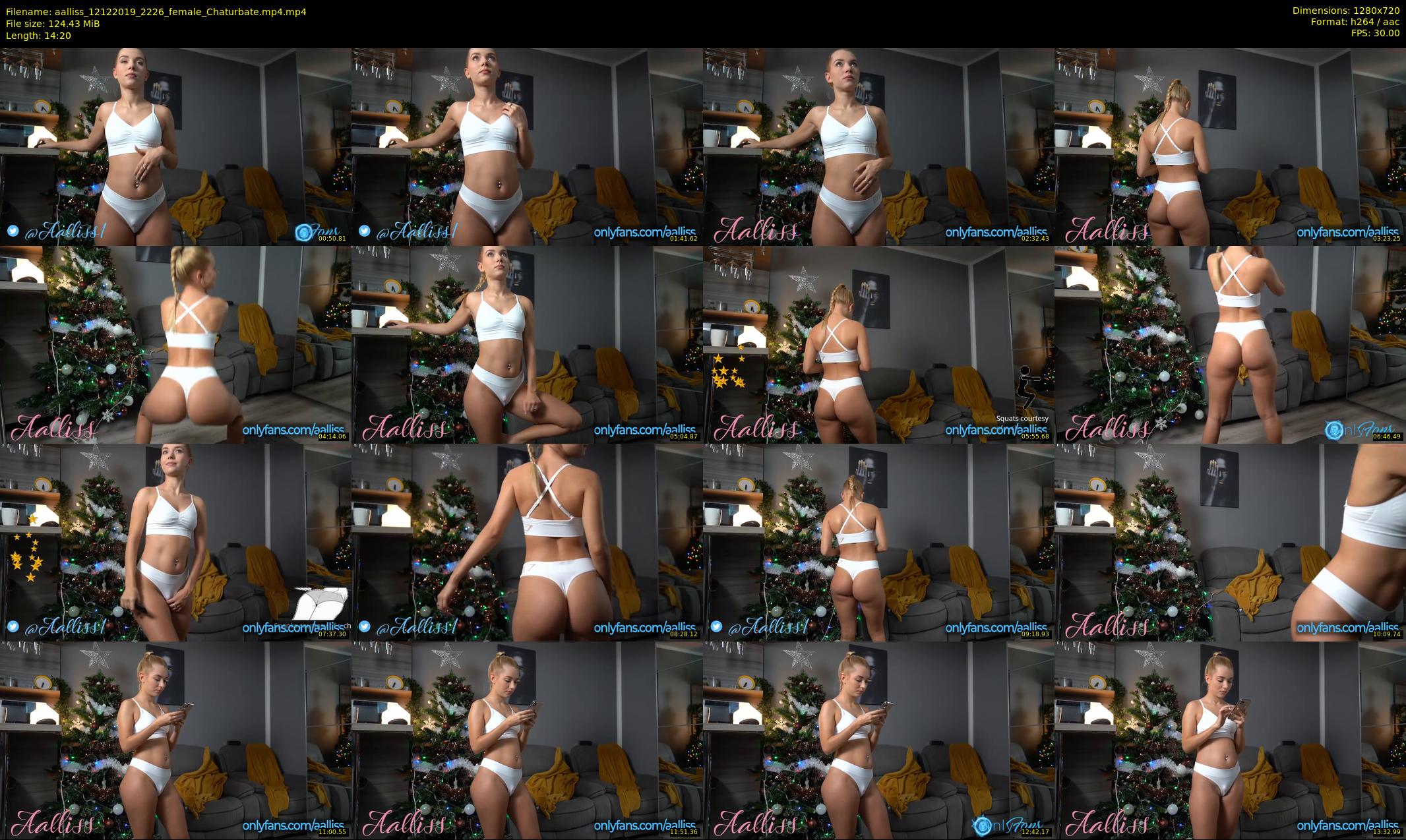 aalliss — 15 minute Chaturbate female cam show recording, 720p, Dec 12, 2019
