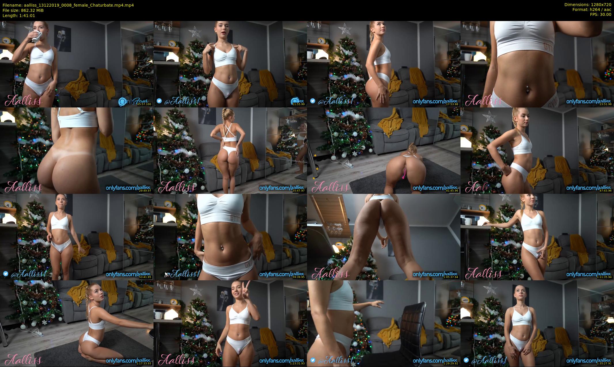 aalliss — 102 minute Chaturbate female cam show recording, 720p, Dec 13, 2019