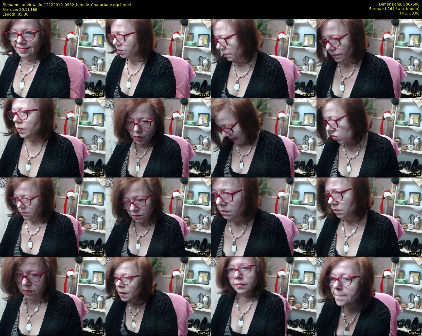 adelewildx — 6 minute Chaturbate female cam show recording, 480p, Dec 12, 2019