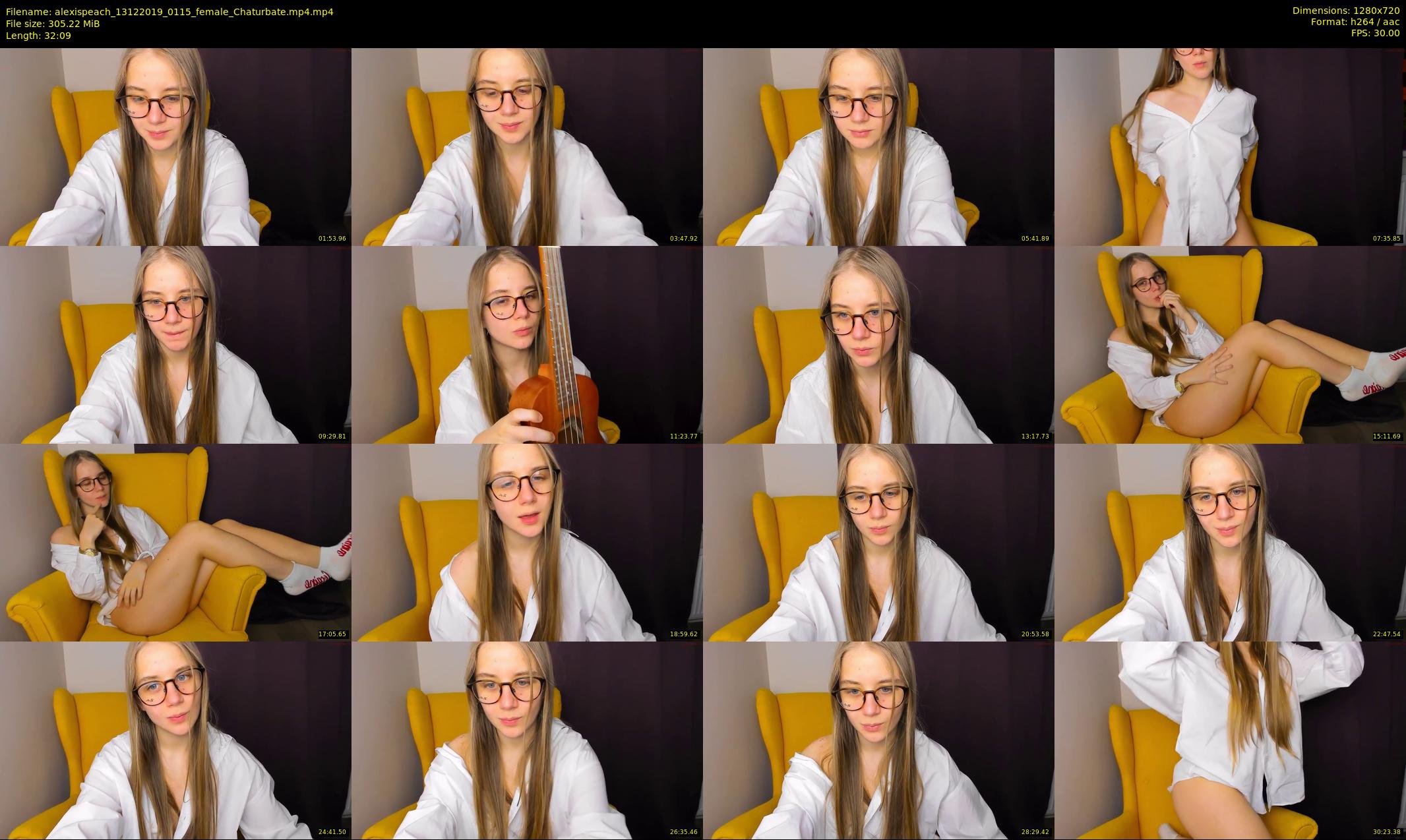 alexispeach — 33 minute Chaturbate female cam show recording, 720p, Dec 13, 2019