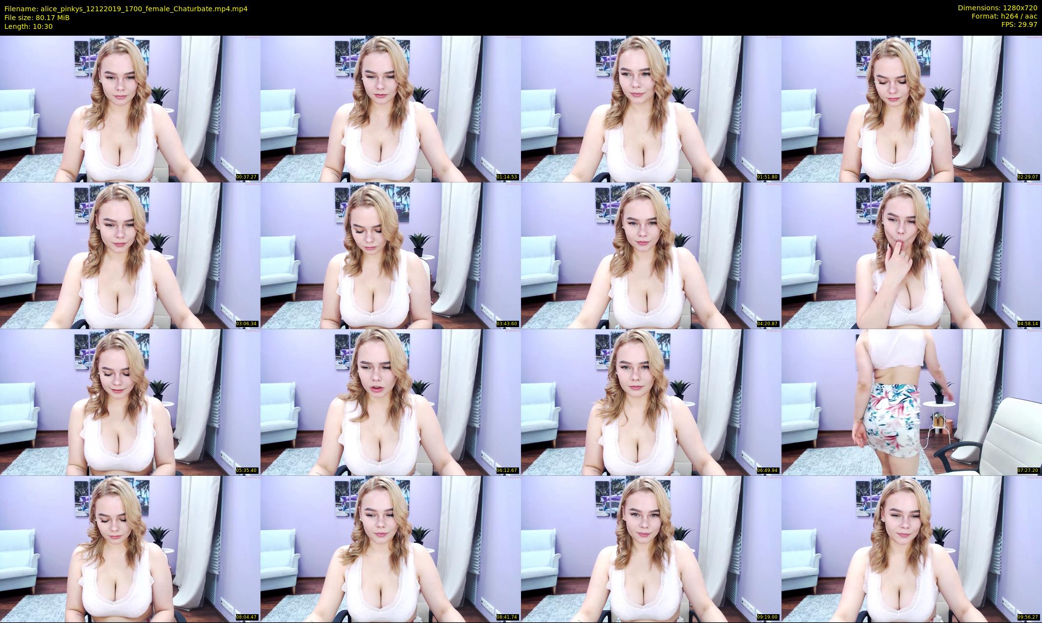 alice_pinkys — 11 minute Chaturbate female cam show recording, 720p, Dec 12, 2019