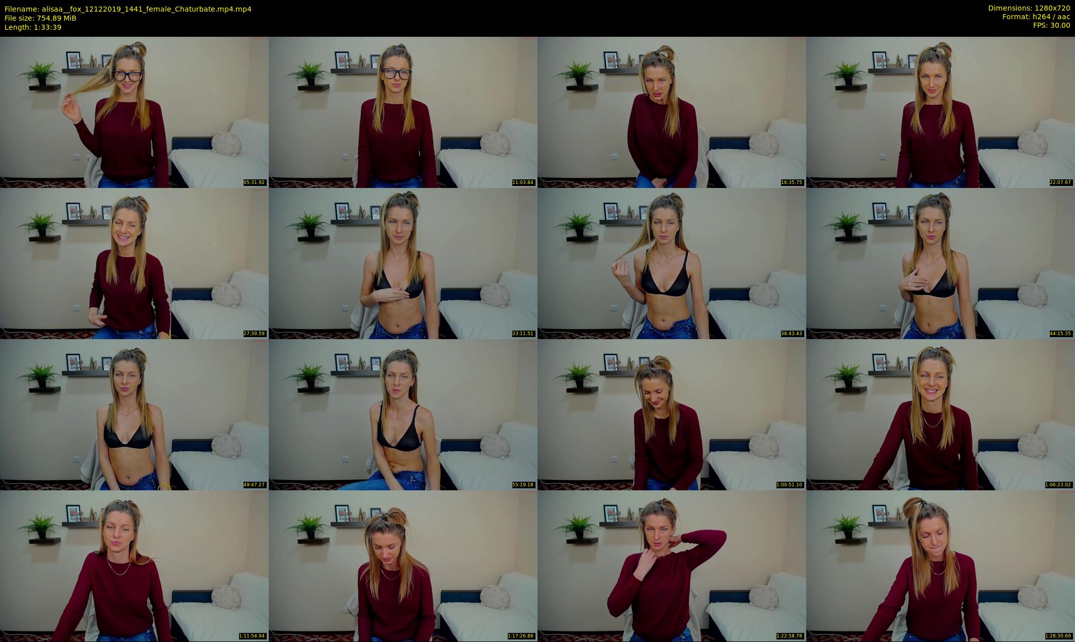alisaa__fox — 94 minute Chaturbate female cam show recording, 720p, Dec 12, 2019