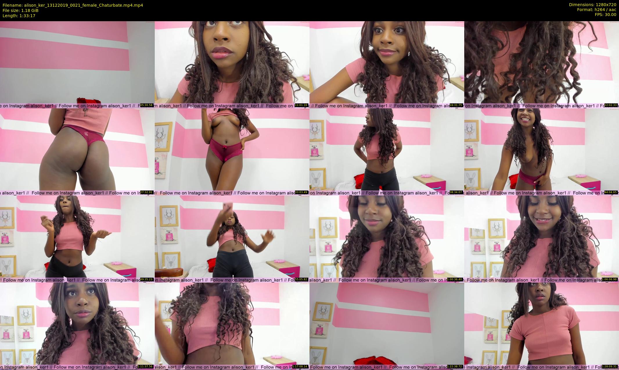 alison_ker — 94 minute Chaturbate female cam show recording, 720p, Dec 13, 2019