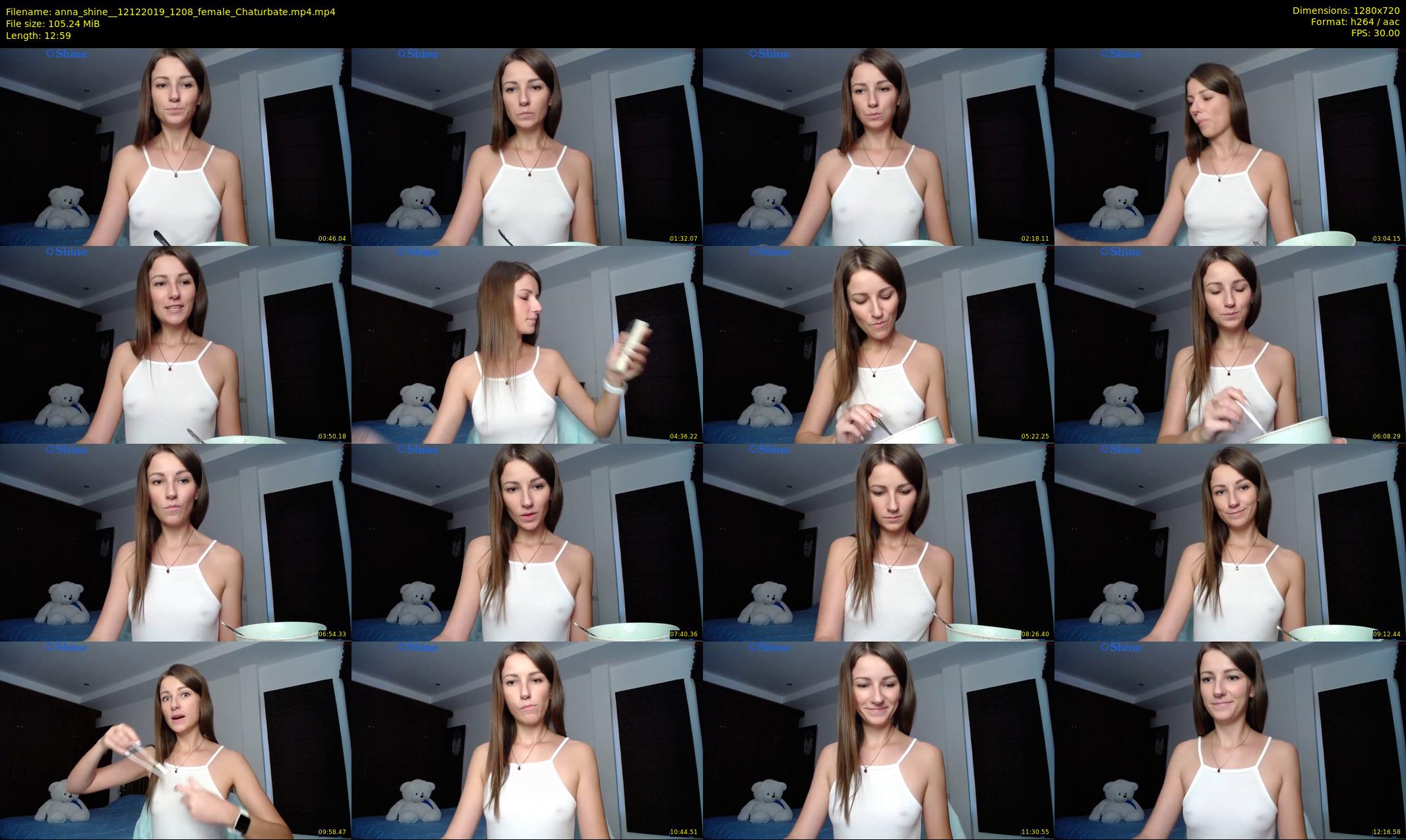 anna_shine_ — 13 minute Chaturbate female cam show recording, 720p, Dec 12, 2019
