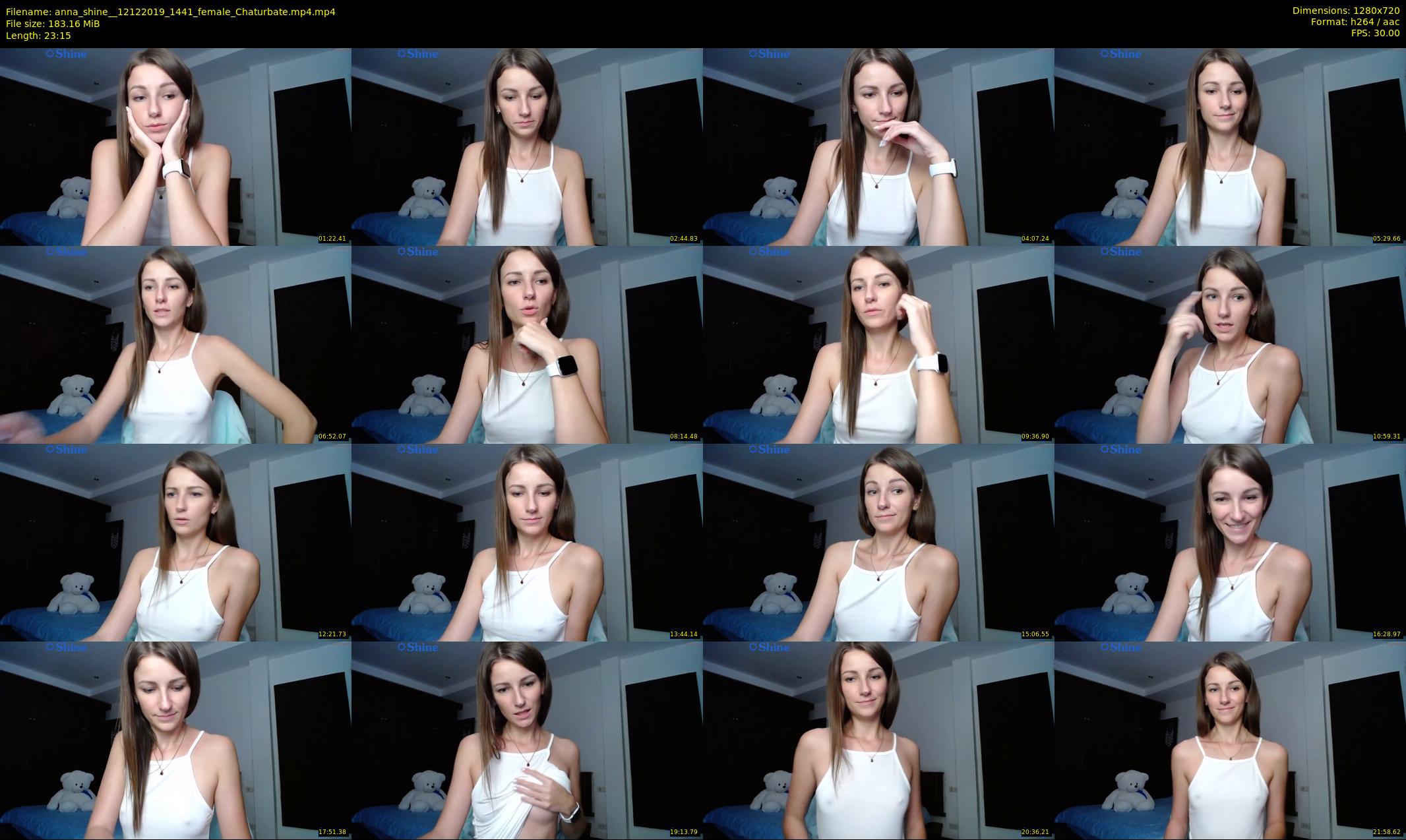 anna_shine_ — 24 minute Chaturbate female cam show recording, 720p, Dec 12, 2019