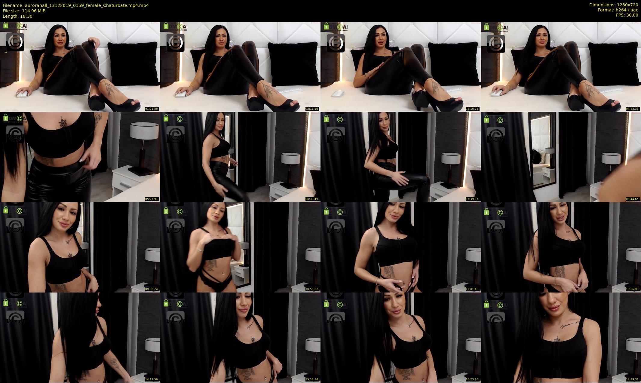 aurorahall — 19 minute Chaturbate female cam show recording, 720p, Dec 13, 2019