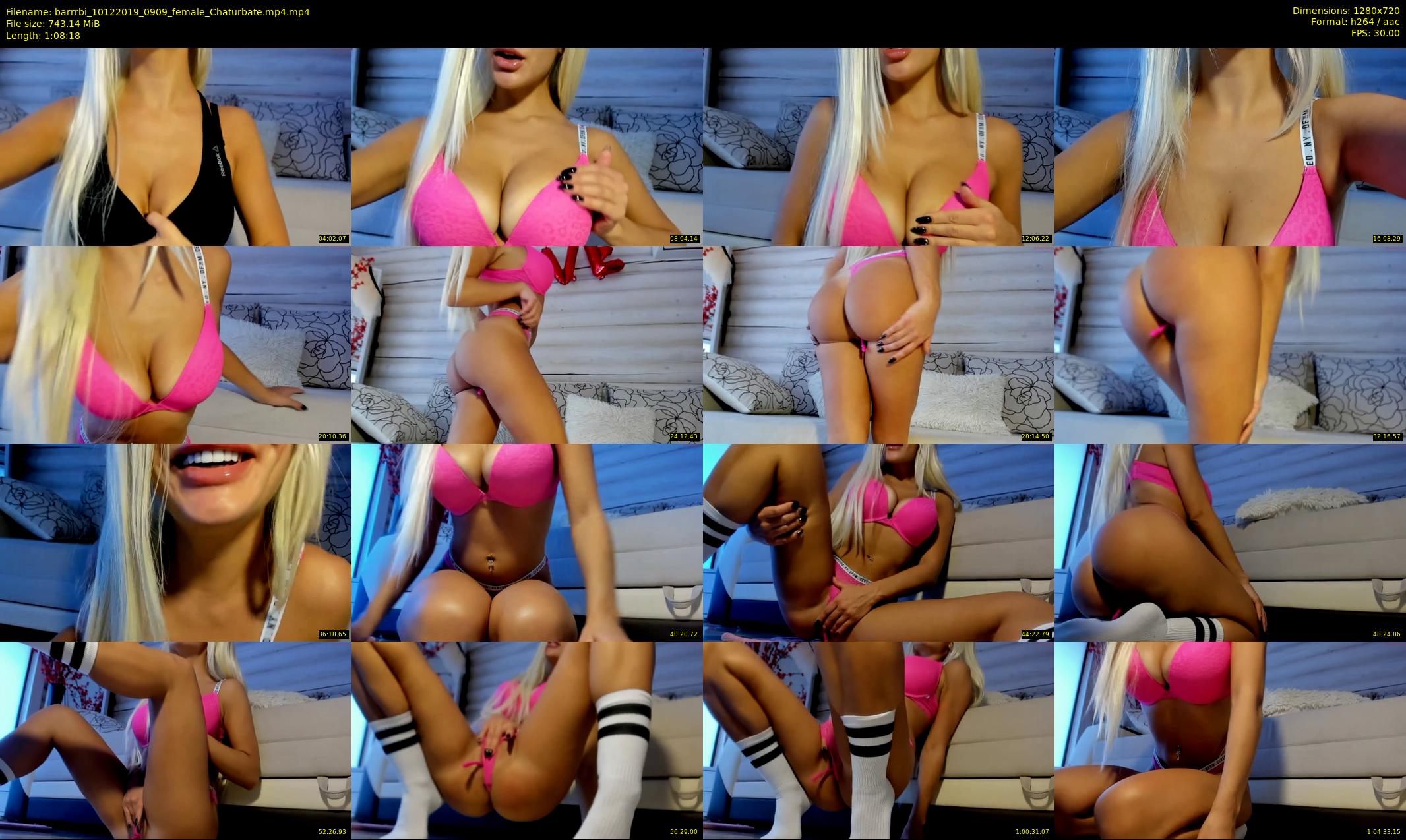barrrbi — 69 minute Chaturbate female cam show recording, 720p, Dec 10, 2019