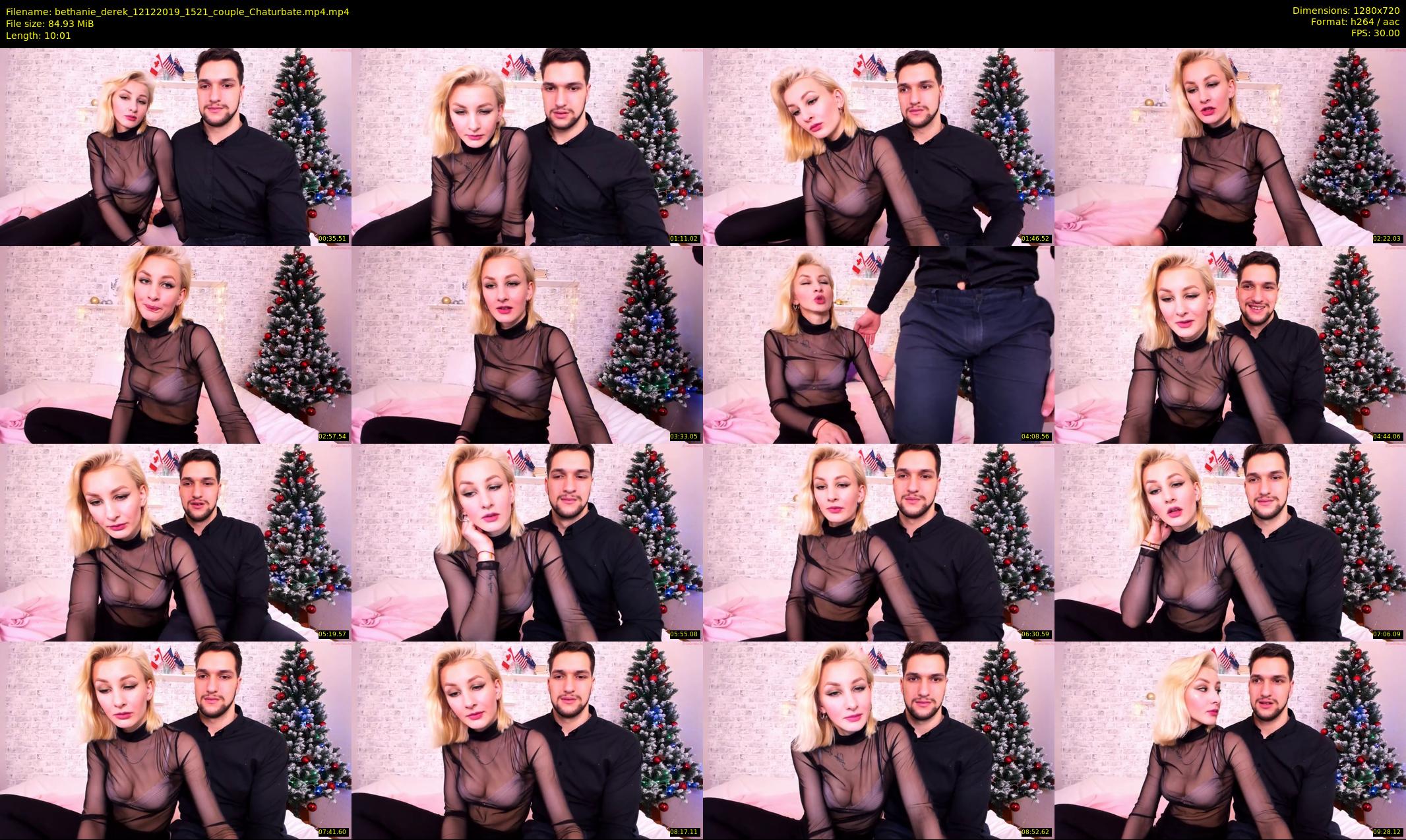 bethanie_derek — 11 minute Chaturbate couple cam show recording, 720p, Dec 12, 2019