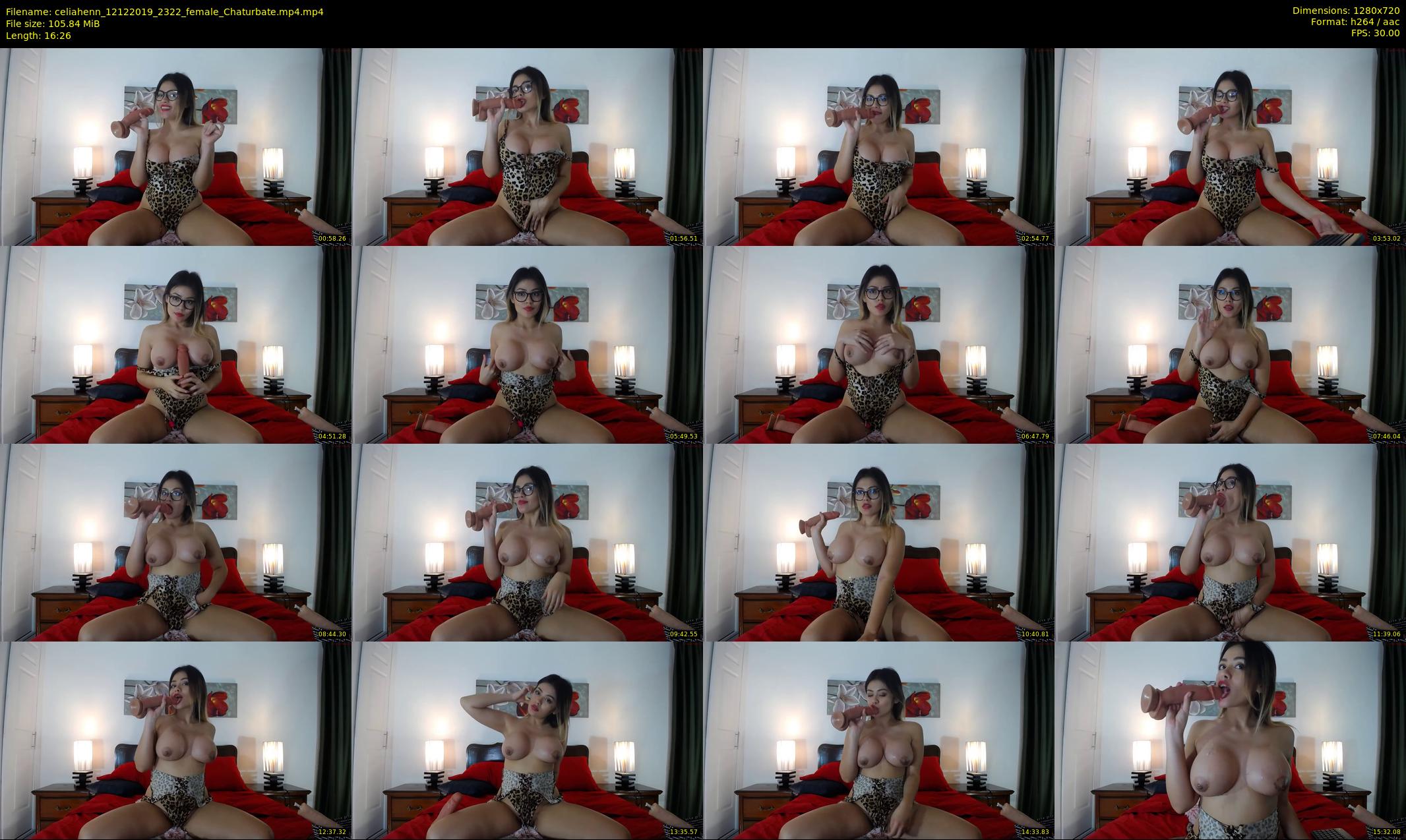celiahenn — 17 minute Chaturbate female cam show recording, 720p, Dec 12, 2019