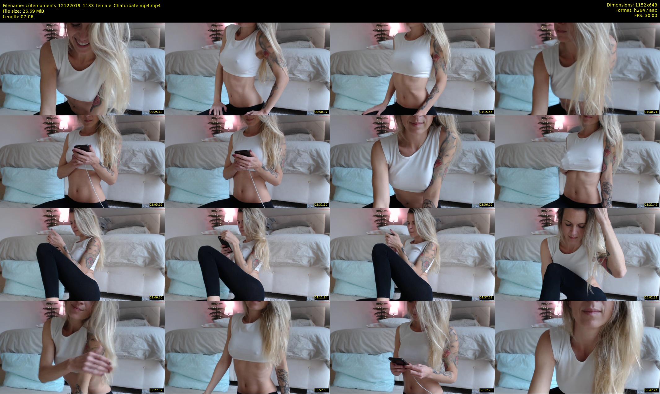 cutemoments — 8 minute Chaturbate female cam show recording, 480p, Dec 12, 2019