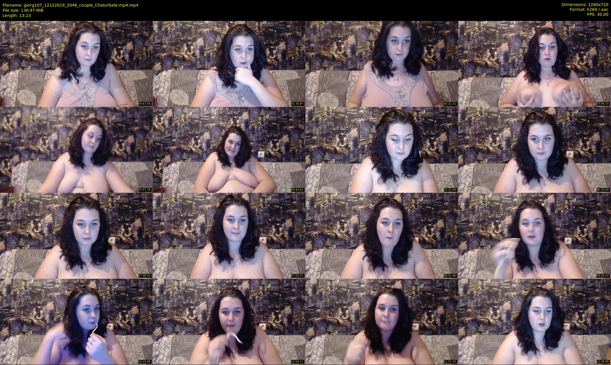 giorg107 — 14 minute Chaturbate couple cam show recording, 720p, Dec 12, 2019