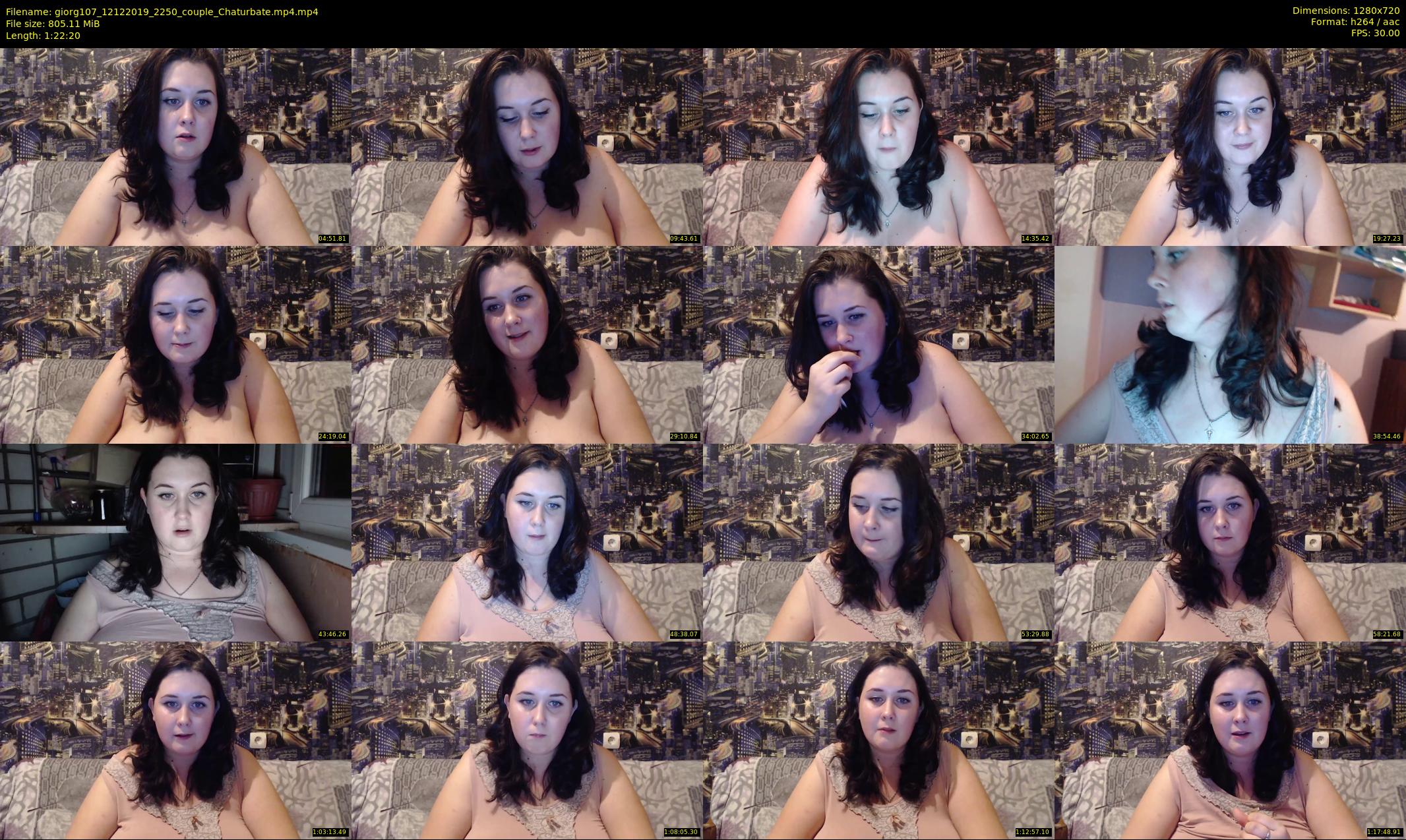 giorg107 — 83 minute Chaturbate couple cam show recording, 720p, Dec 12, 2019