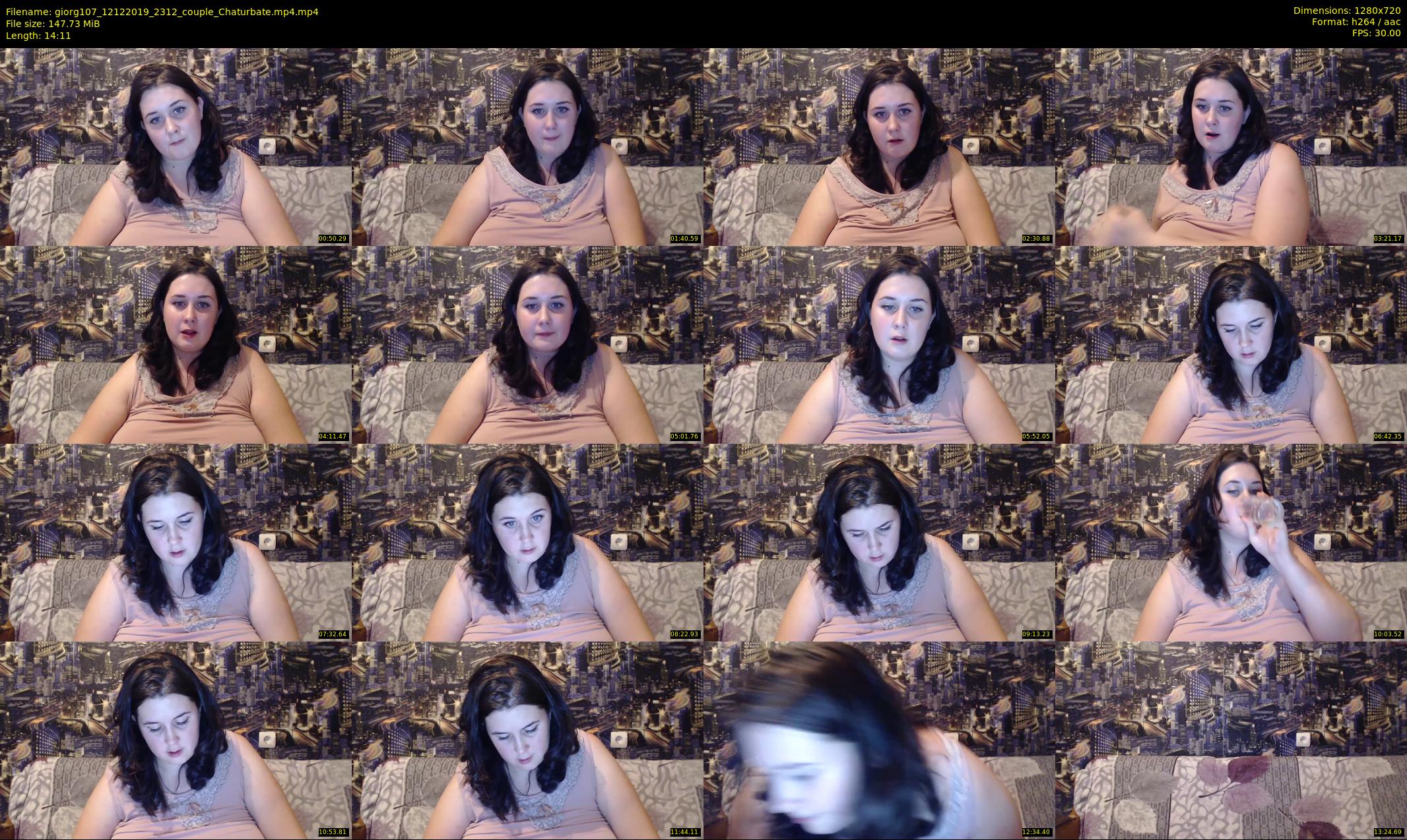 giorg107 — 15 minute Chaturbate couple cam show recording, 720p, Dec 12, 2019