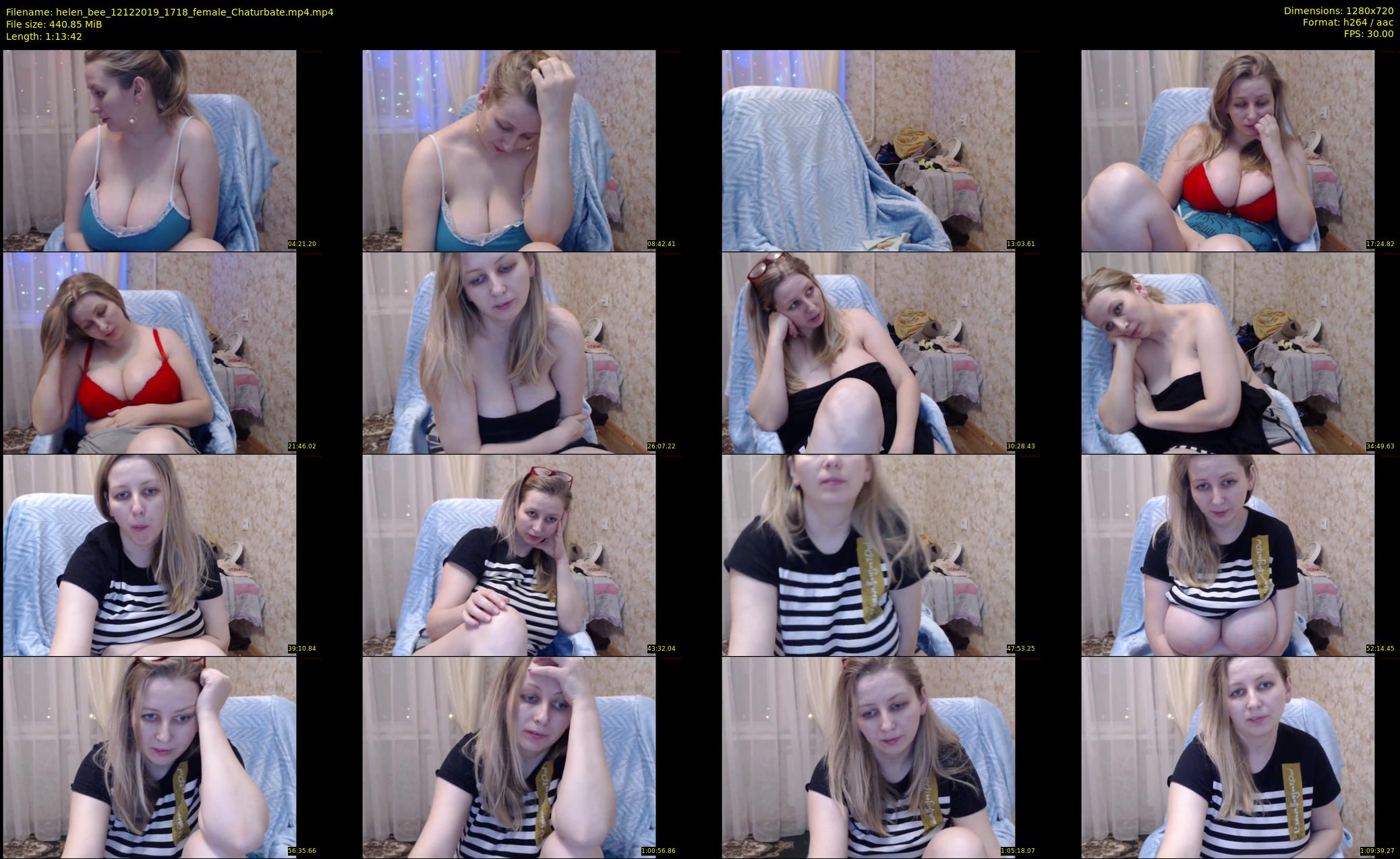 helen_bee — 74 minute Chaturbate female cam show recording, 720p, Dec 12, 2019