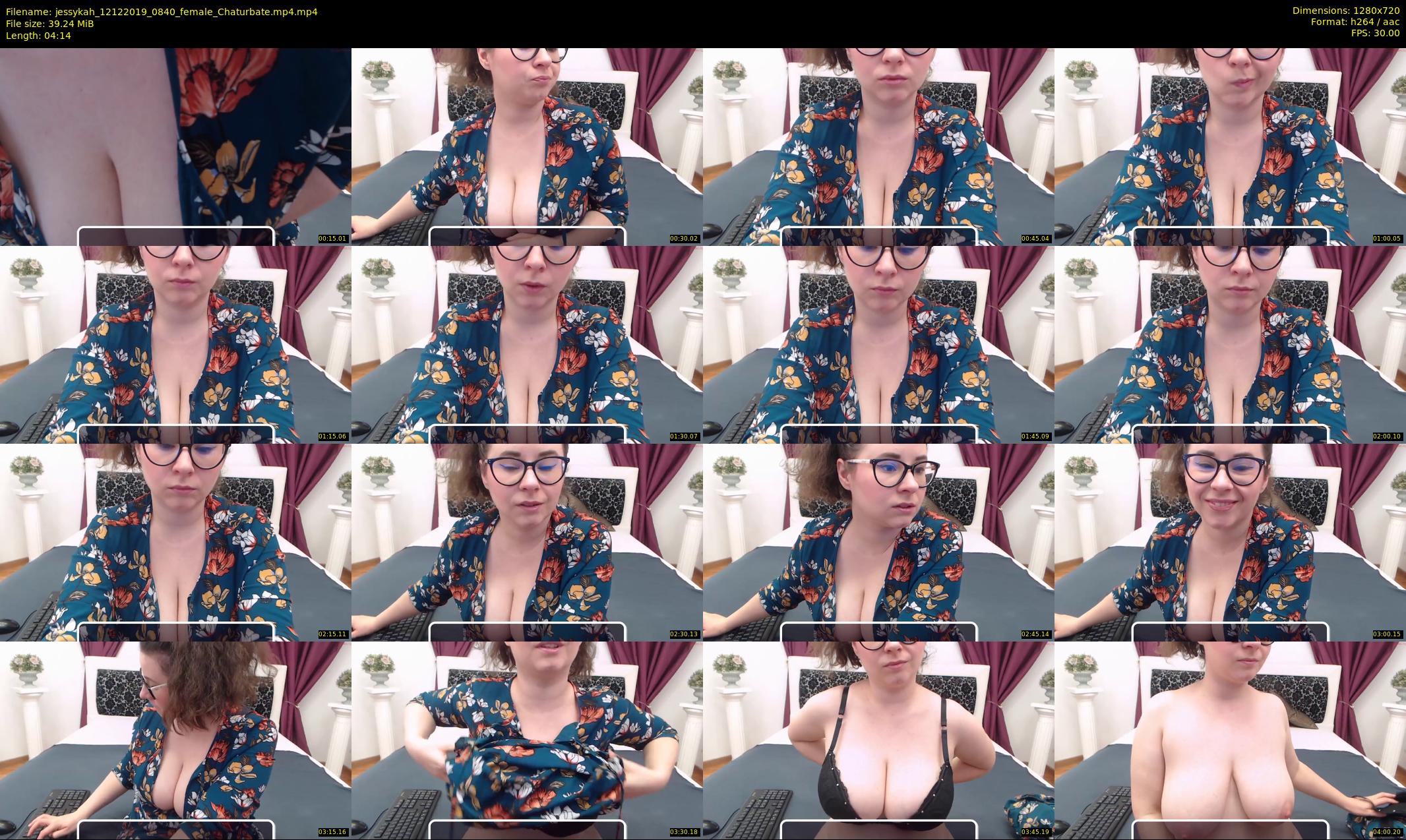 jessykah — 5 minute Chaturbate female cam show recording, 720p, Dec 12, 2019
