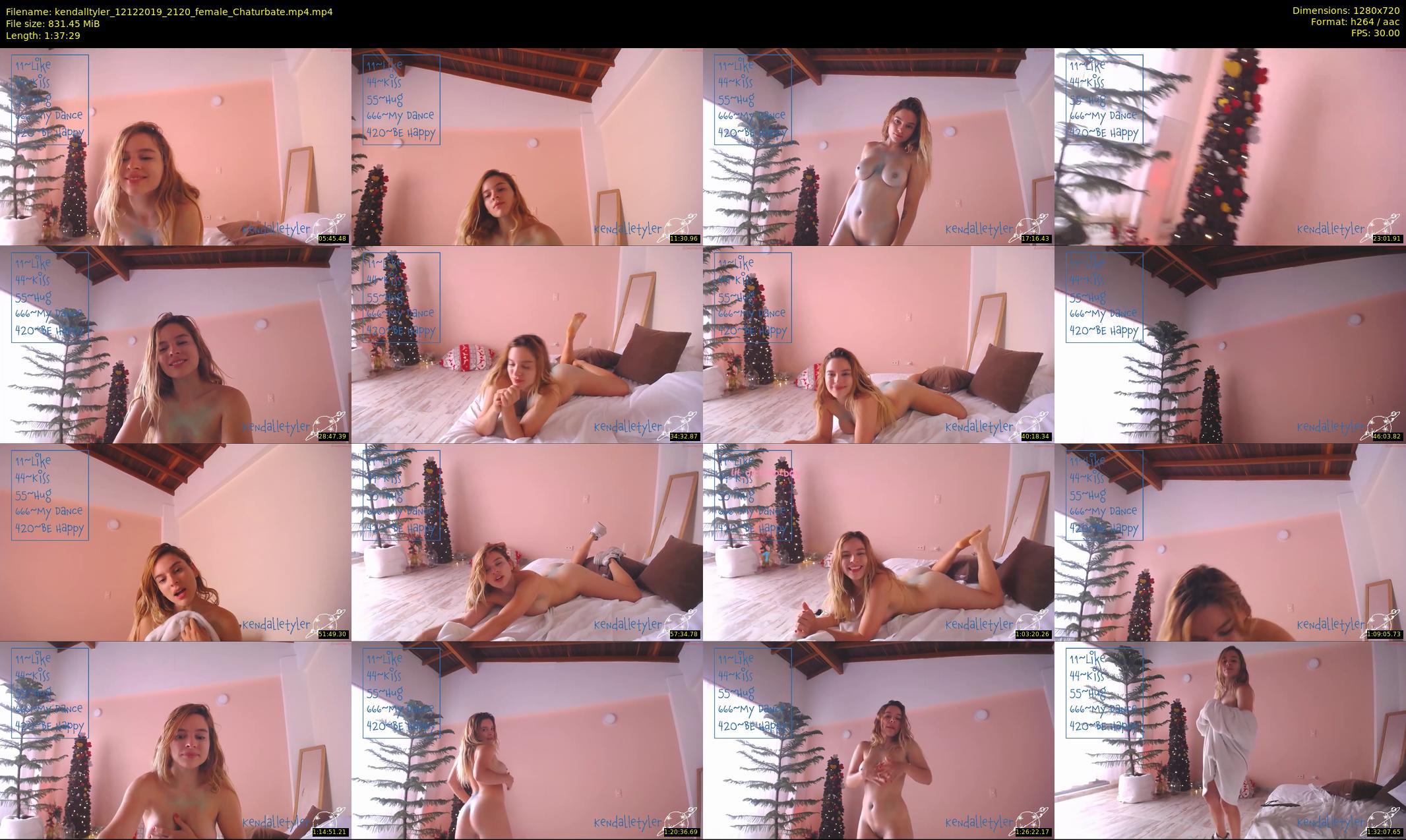 kendalltyler — 98 minute Chaturbate female cam show recording, 720p, Dec 12, 2019