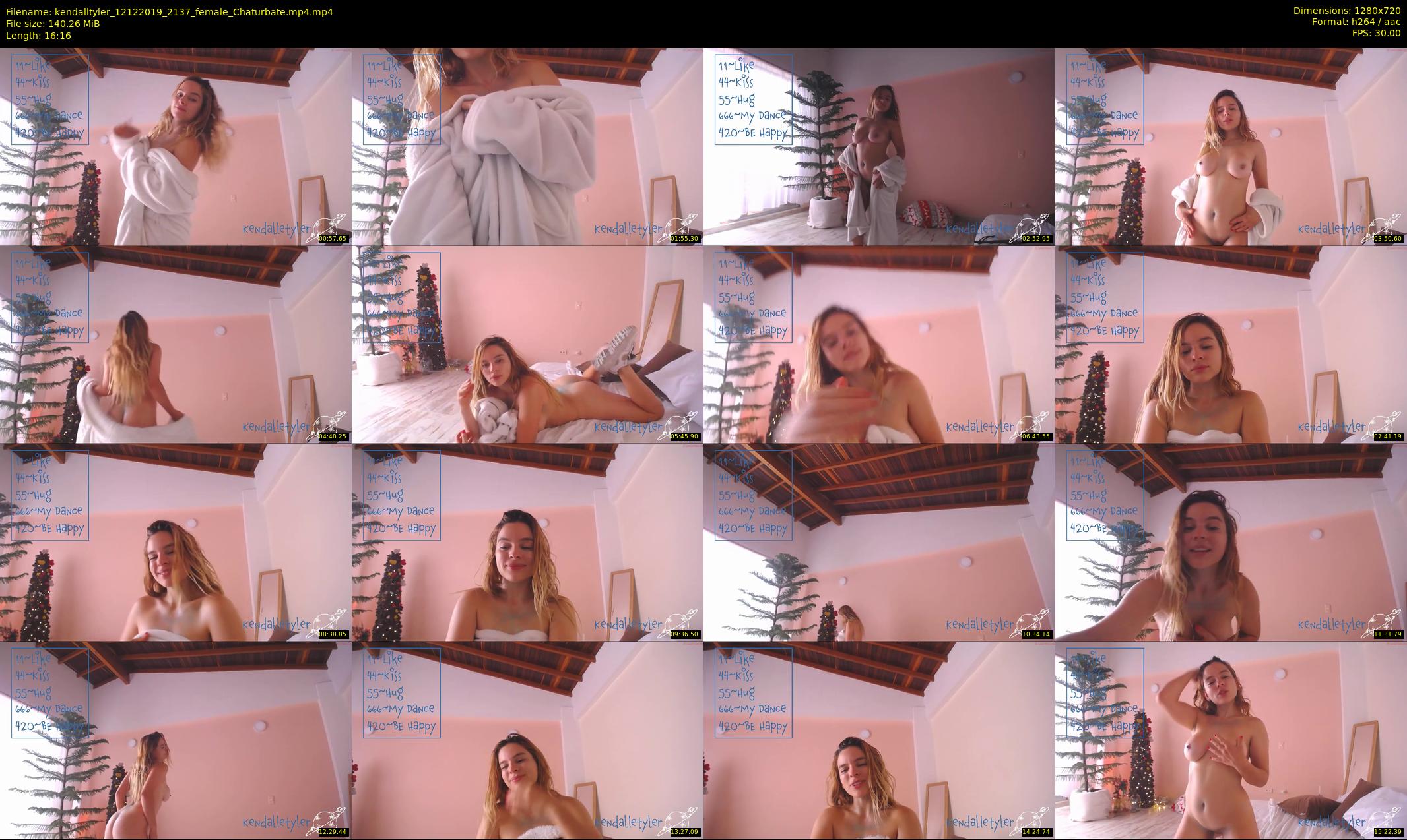 kendalltyler — 17 minute Chaturbate female cam show recording, 720p, Dec 12, 2019