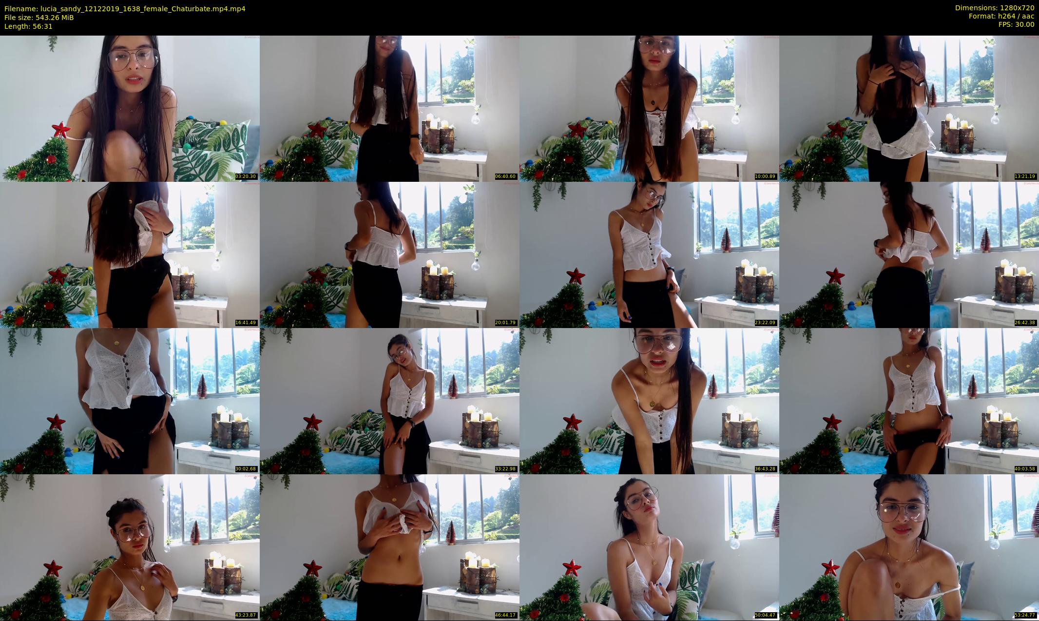 lucia_sandy — 57 minute Chaturbate female cam show recording, 720p, Dec 12, 2019