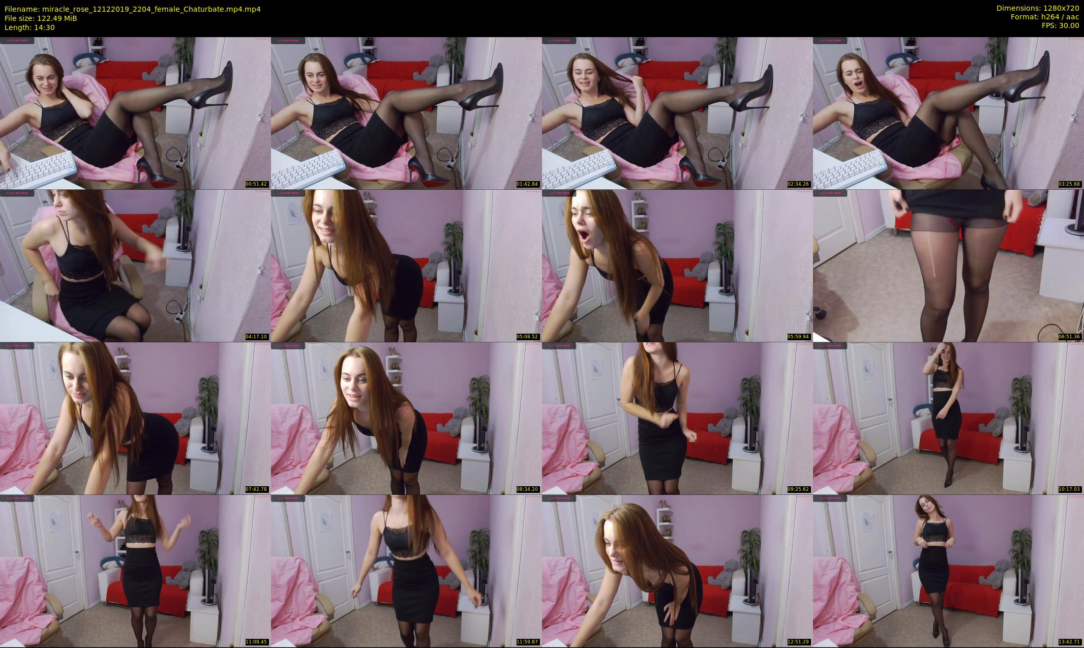 miracle_rose — 15 minute Chaturbate female cam show recording, 720p, Dec 12, 2019