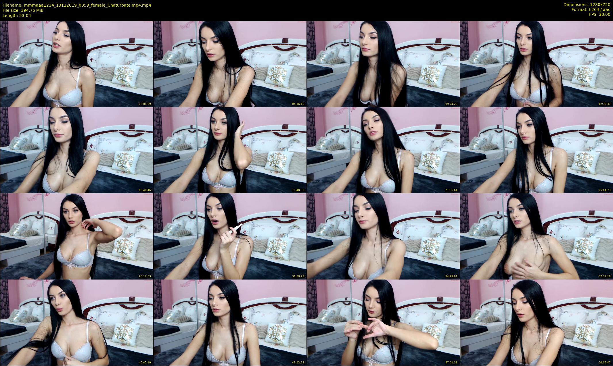 mmmaaa1234 — 54 minute Chaturbate female cam show recording, 720p, Dec 13, 2019
