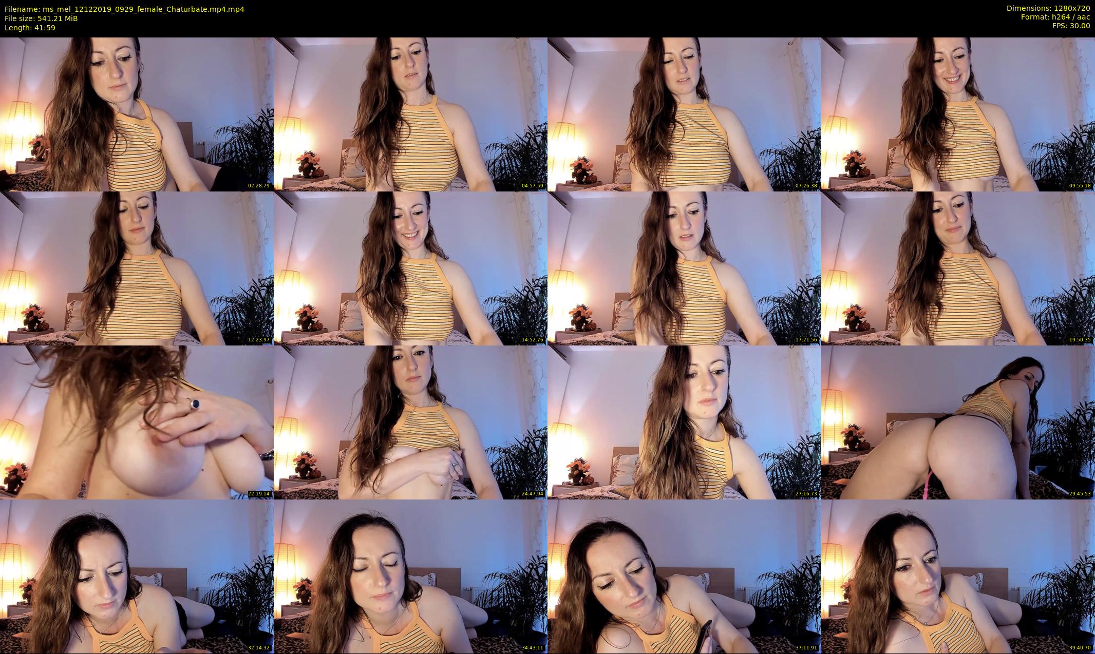 ms_mel — 42 minute Chaturbate female cam show recording, 720p, Dec 12, 2019