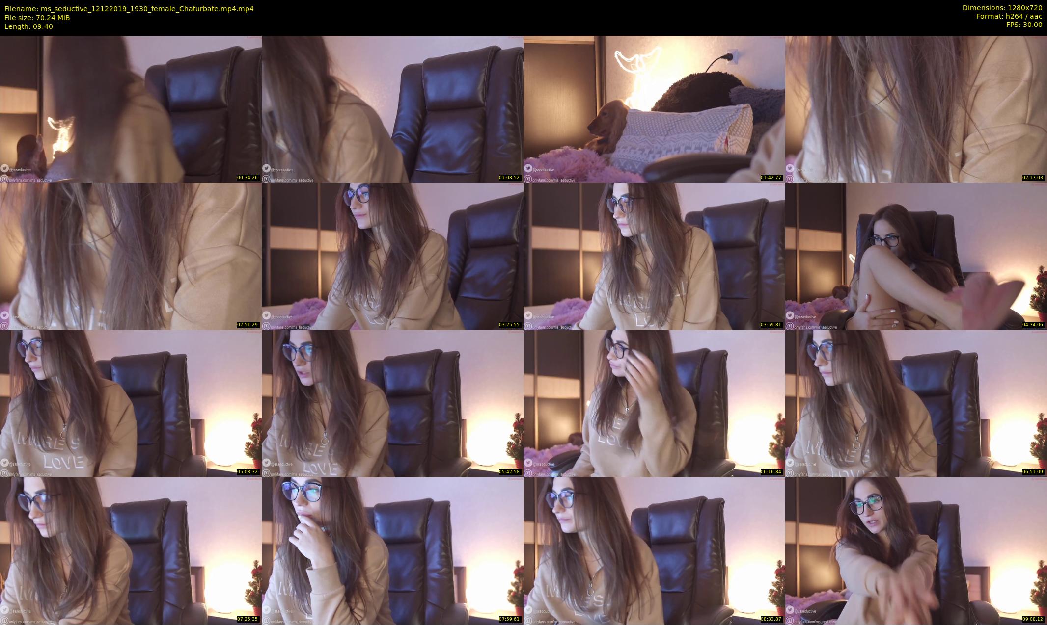 ms_seductive — 10 minute Chaturbate female cam show recording, 720p, Dec 12, 2019