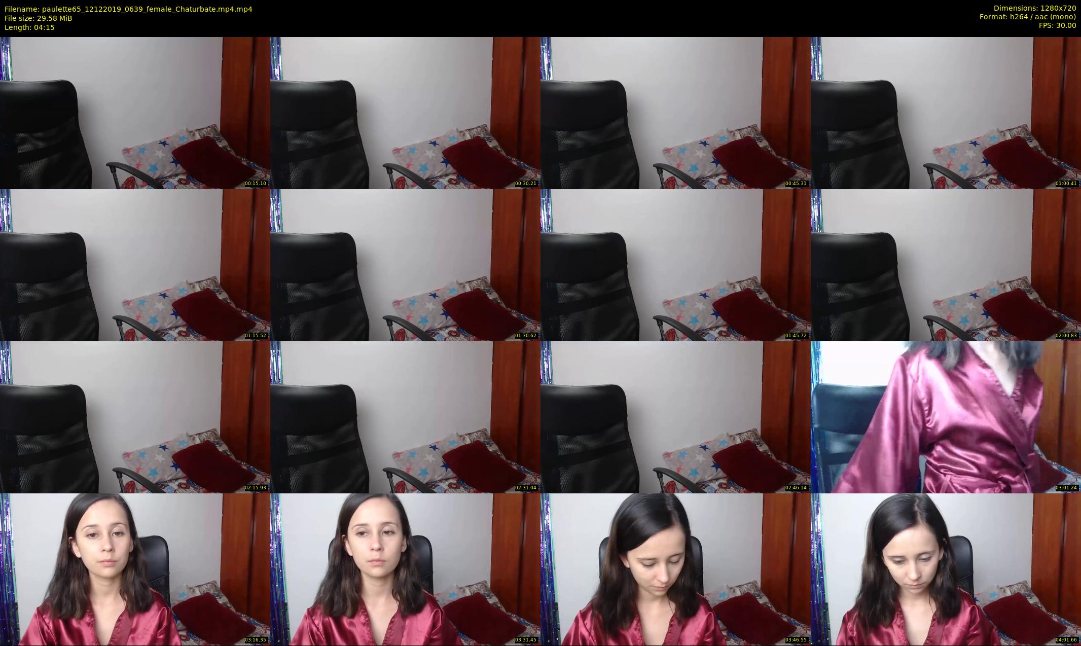 paulette65 — 5 minute Chaturbate female cam show recording, 720p, Dec 12, 2019