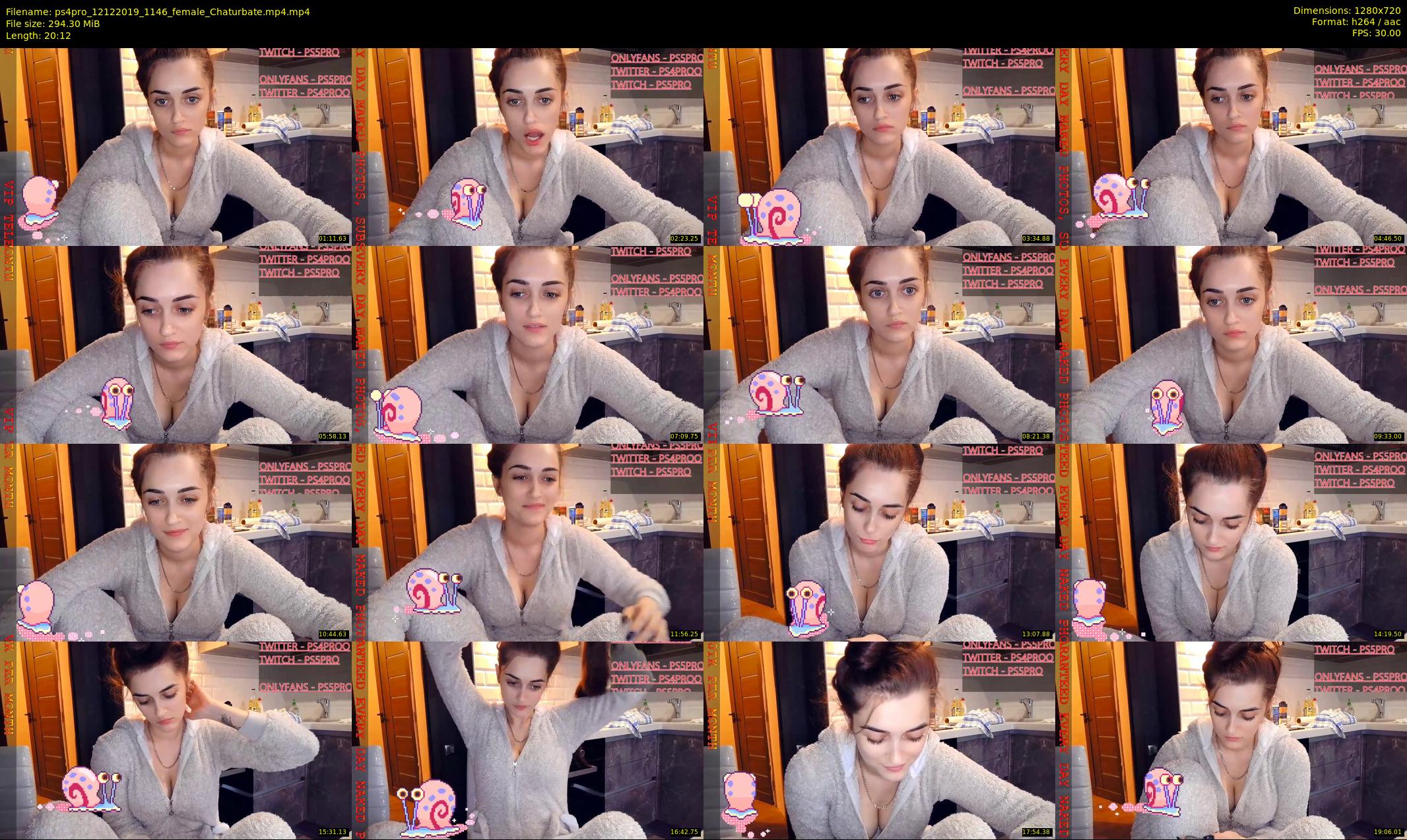 ps4pro — 21 minute Chaturbate female cam show recording, 720p, Dec 12, 2019